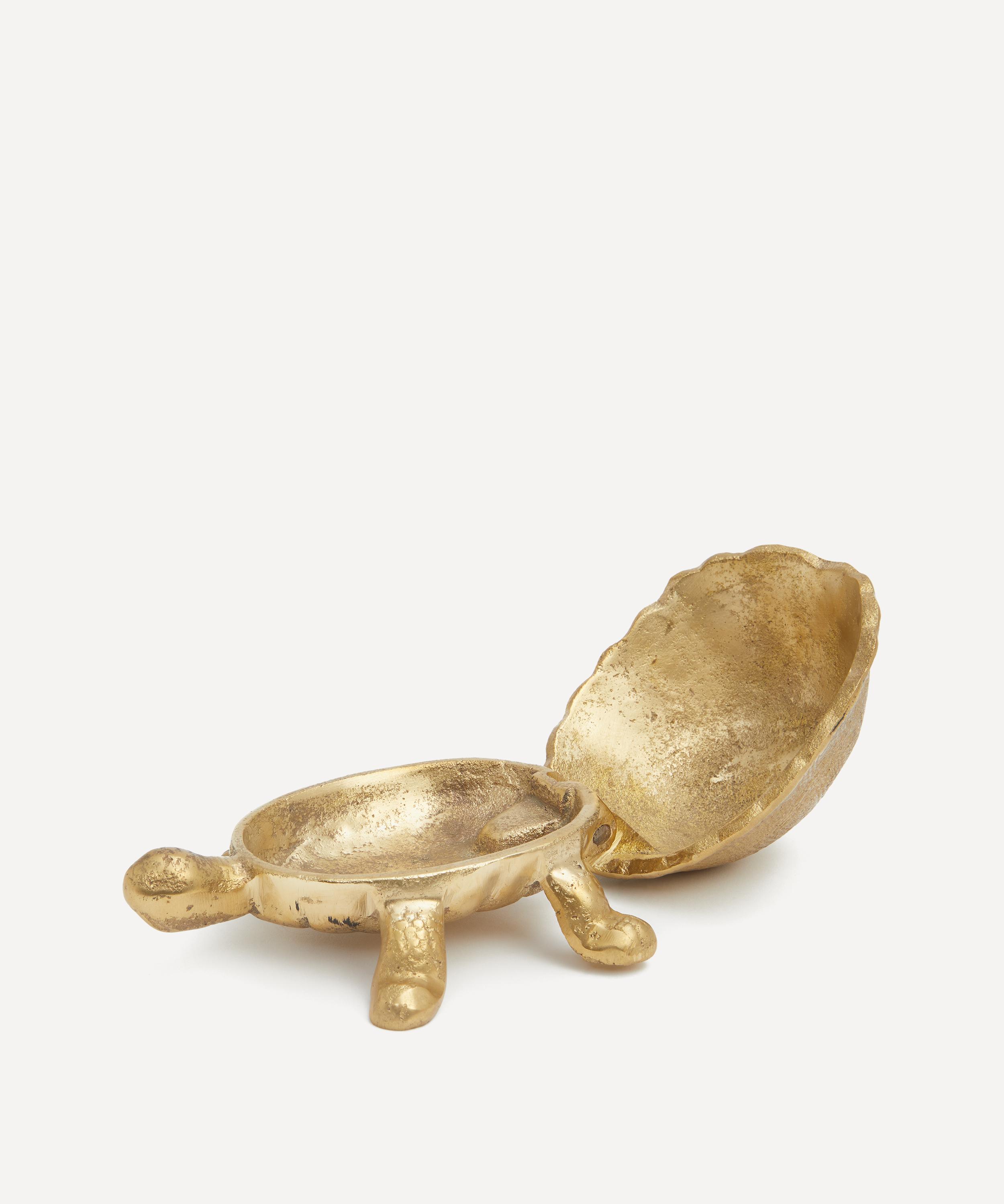 Moro - Turtle Brass Ashtray image number 2