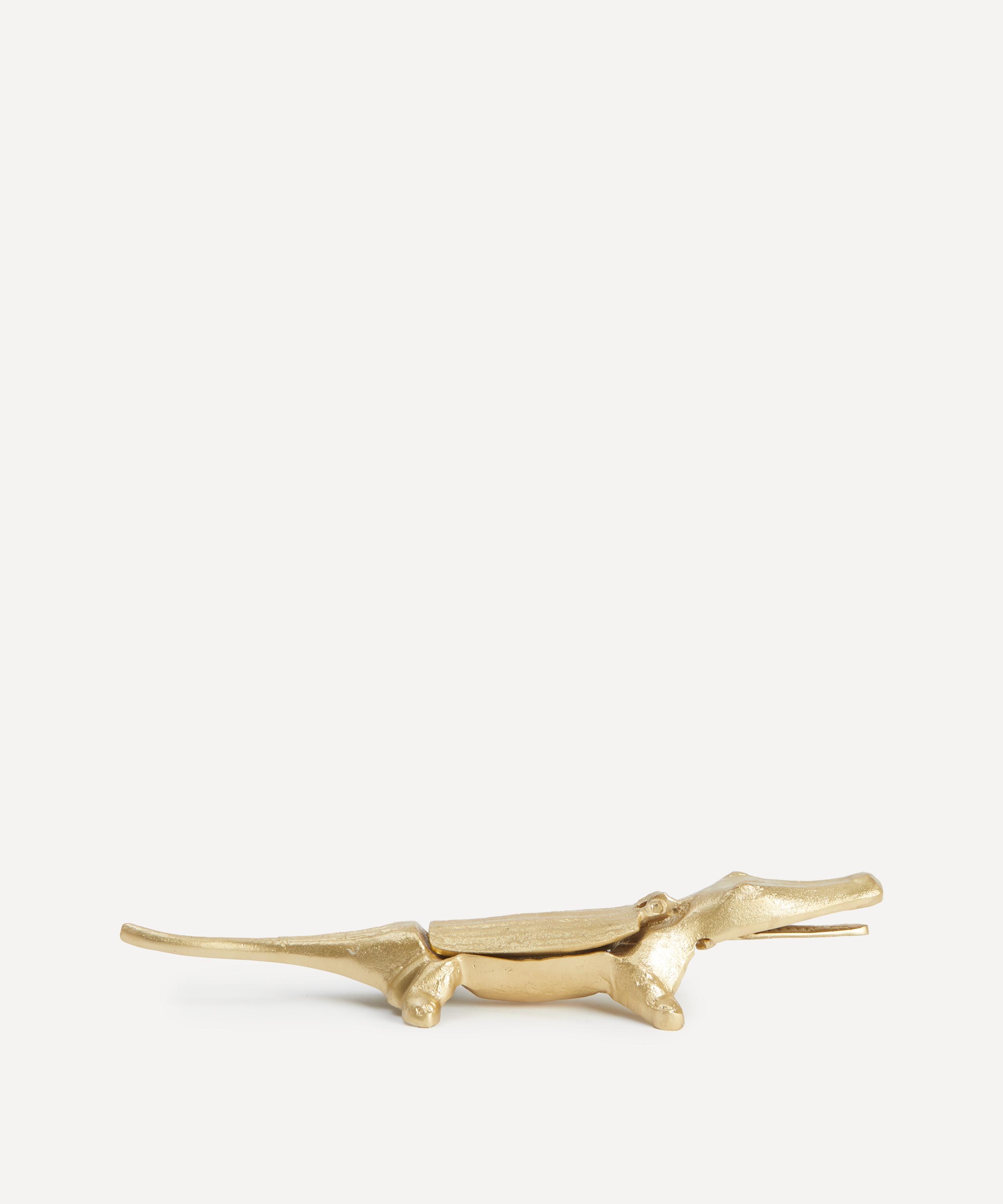 Moro - Croco Brass Ashtray image number 1