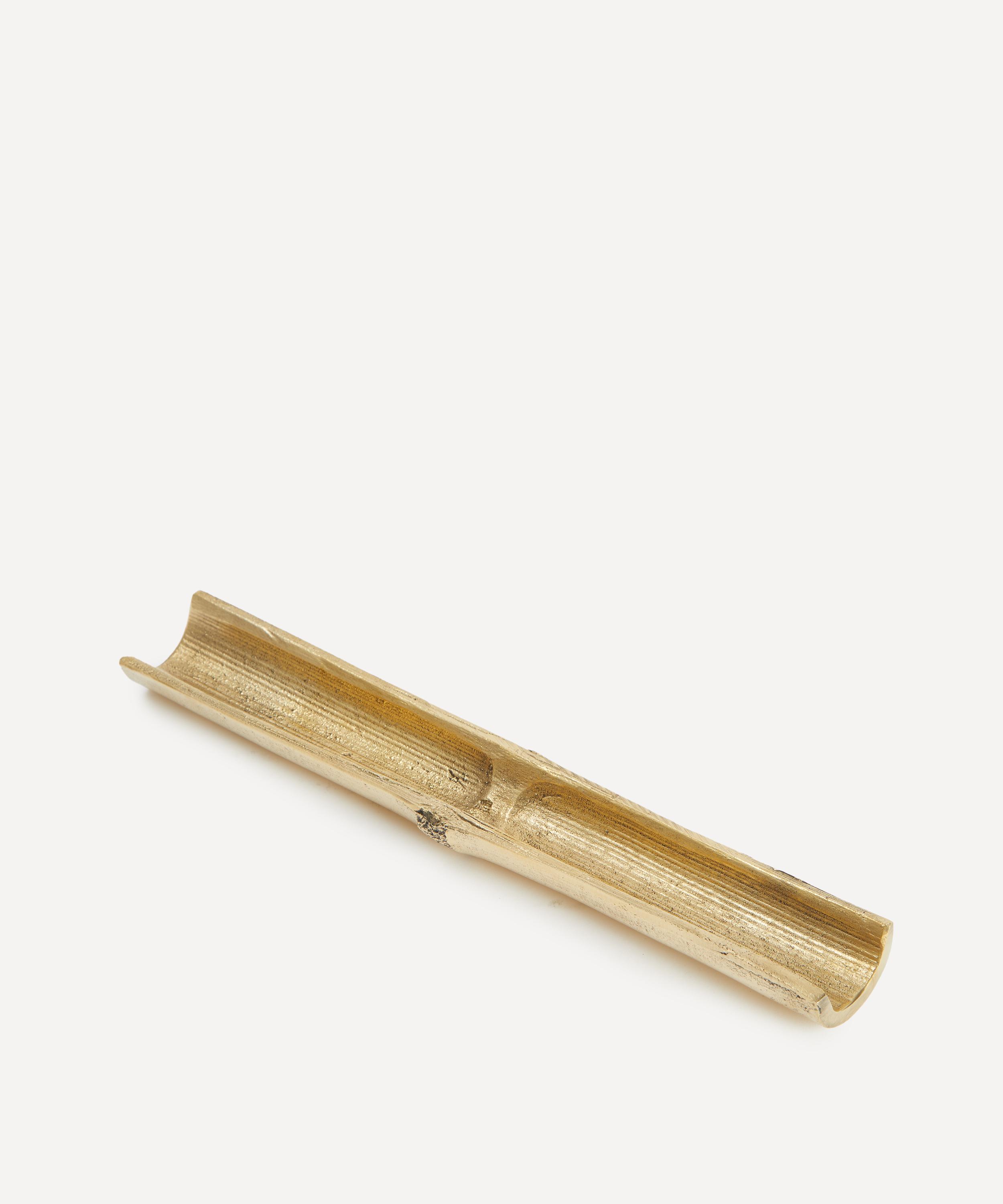 Moro - Bamboo Brass Incense Holder image number 1