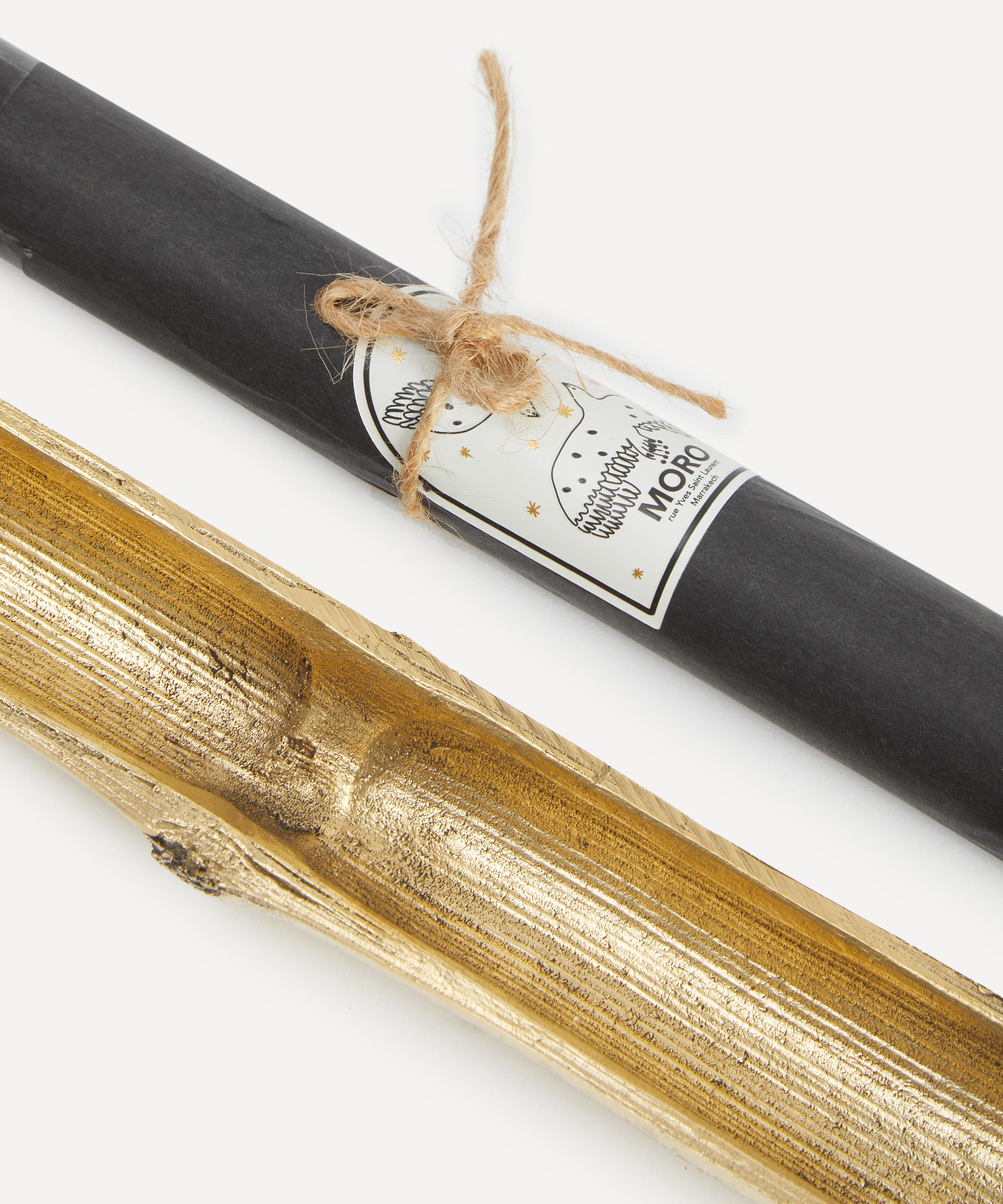 Moro - Bamboo Brass Incense Holder image number 2