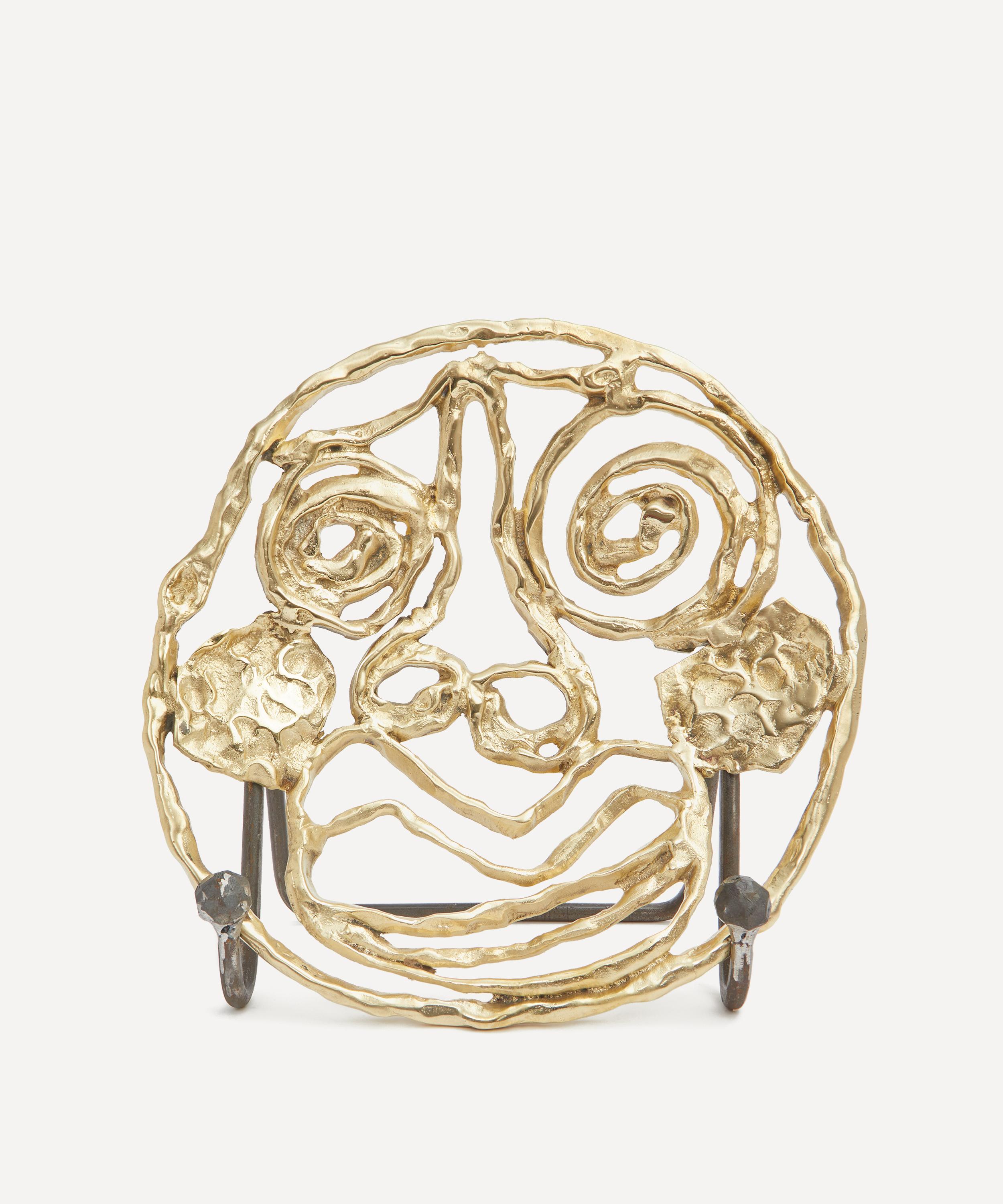 Moro - Face 1 Brass Tray