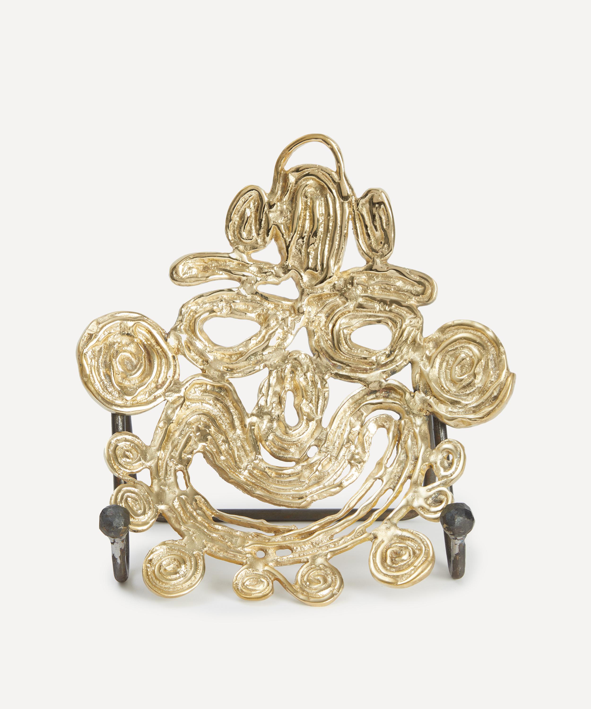 Moro - Face 2 Brass Tray