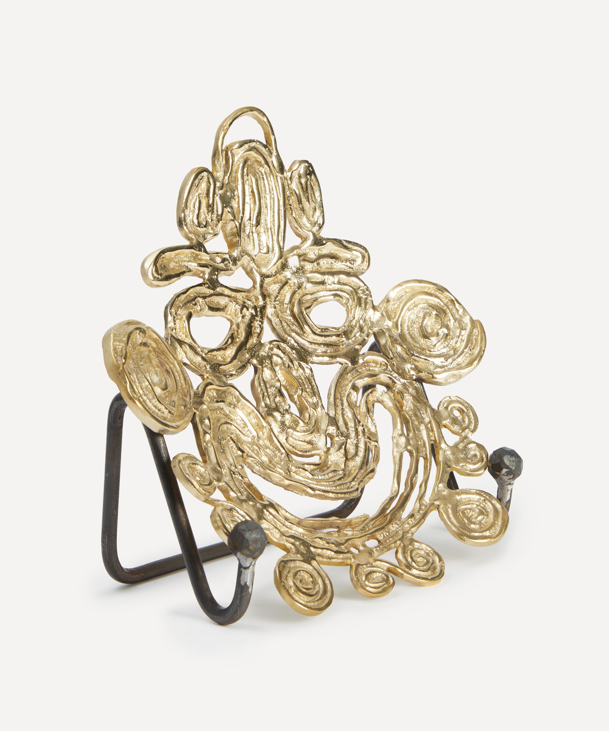 Moro - Face 2 Brass Tray image number 1