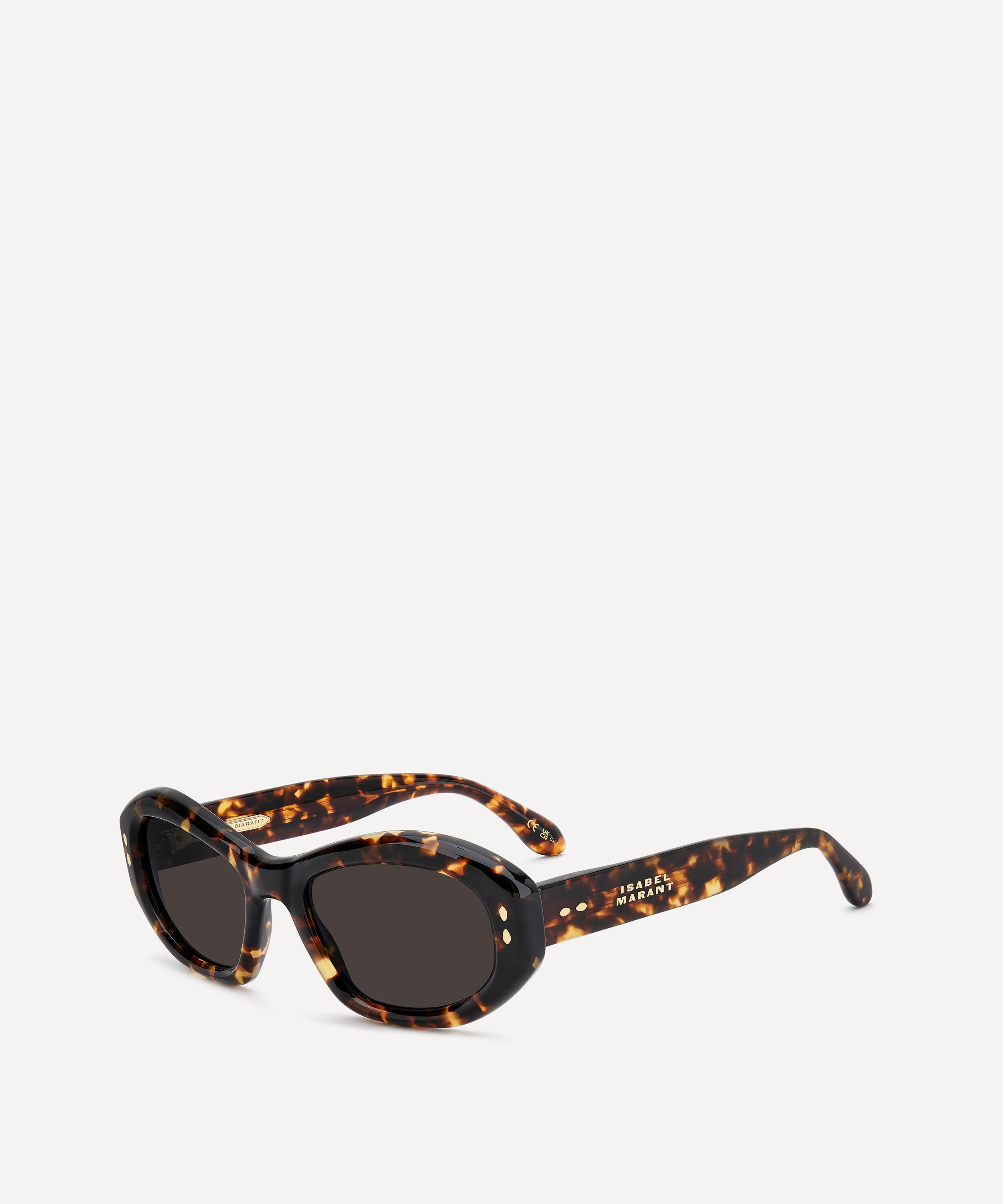 Isabel Marant - Havana Acetate Cat Eye Sunglasses image number 1