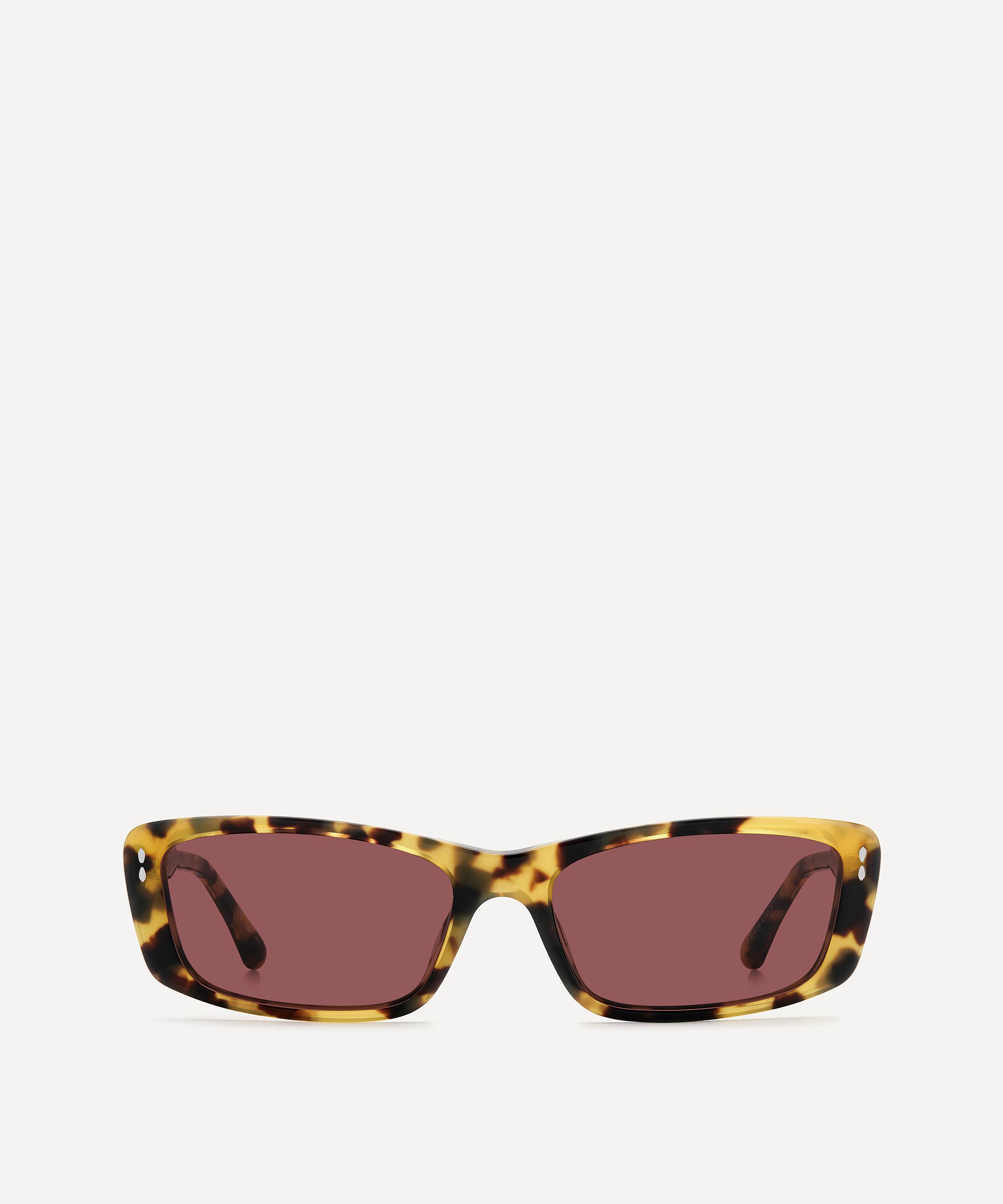 Isabel Marant - Havana Pink Rectangle Sunglasses