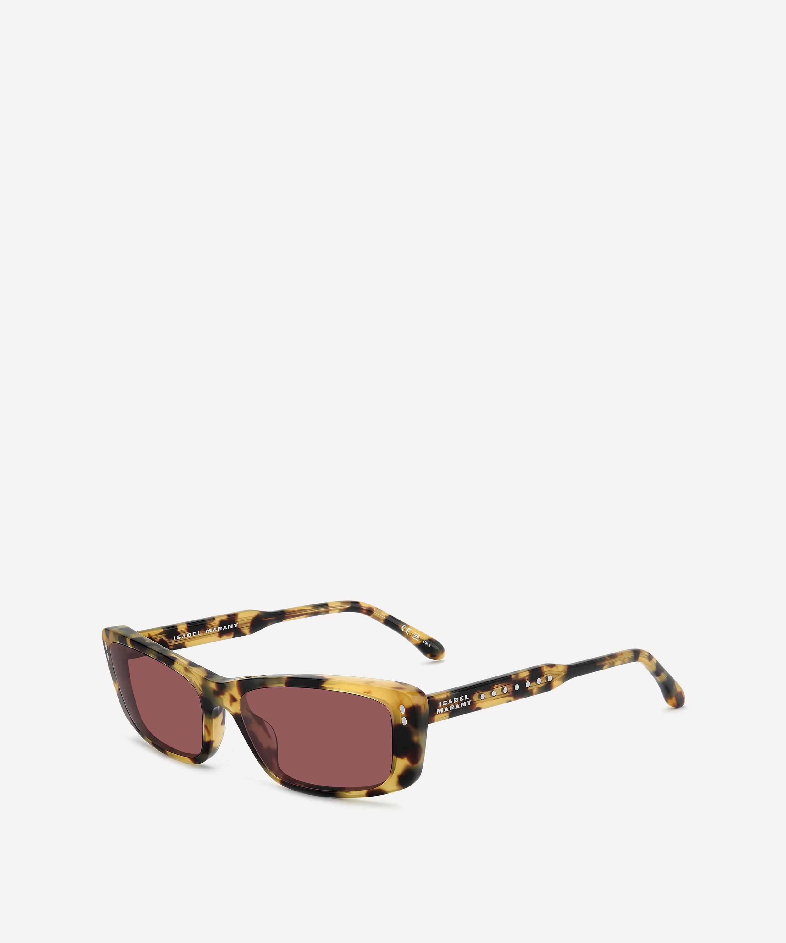 Isabel Marant - Havana Pink Rectangle Sunglasses image number 2