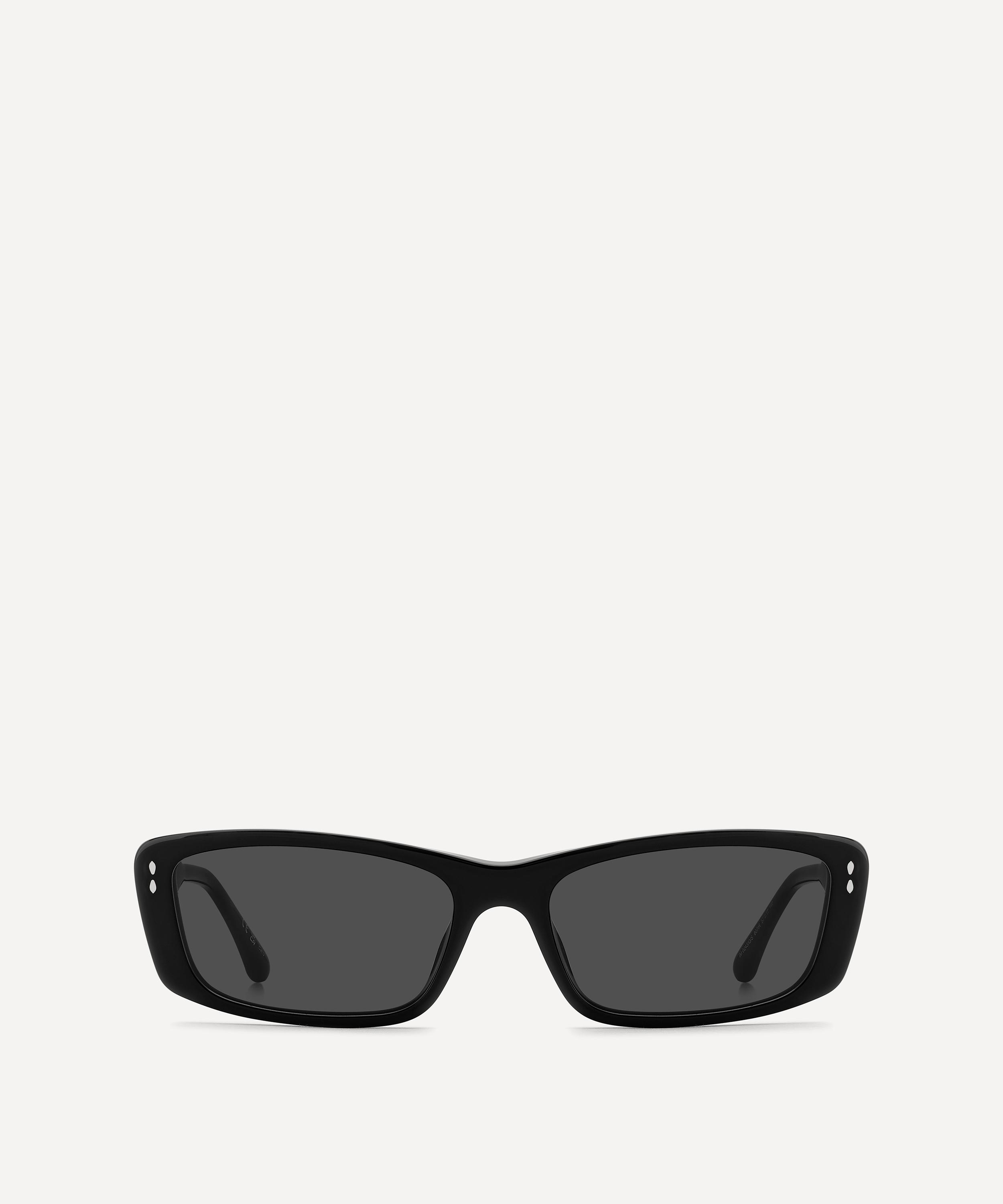 Isabel Marant - Black Acetate Rectangle Sunglasses