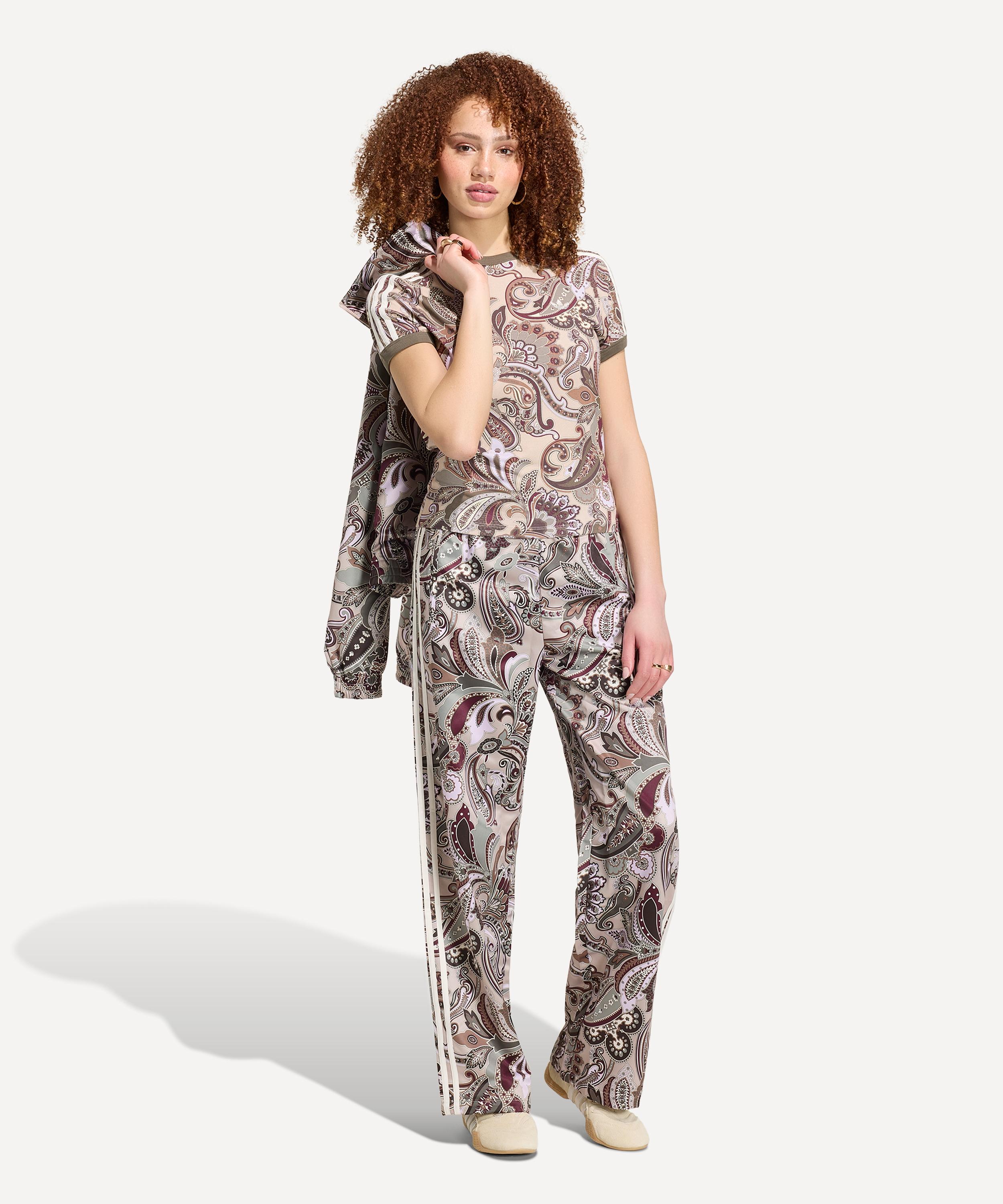 Adidas - x Liberty Firebird Satin Tracksuit Bottoms image number 2