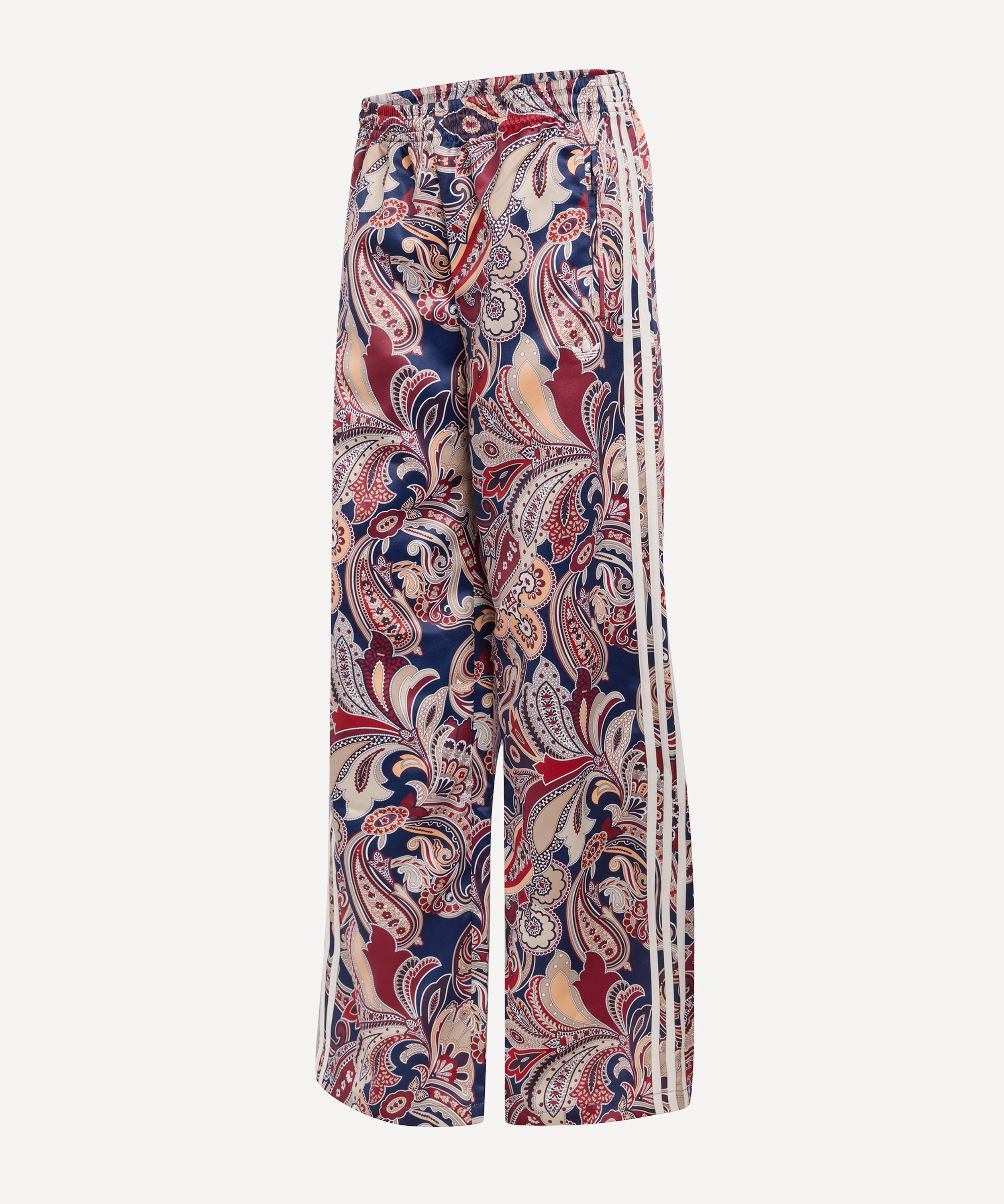 Adidas - x Liberty London Firebird Satin Tracksuit Bottoms