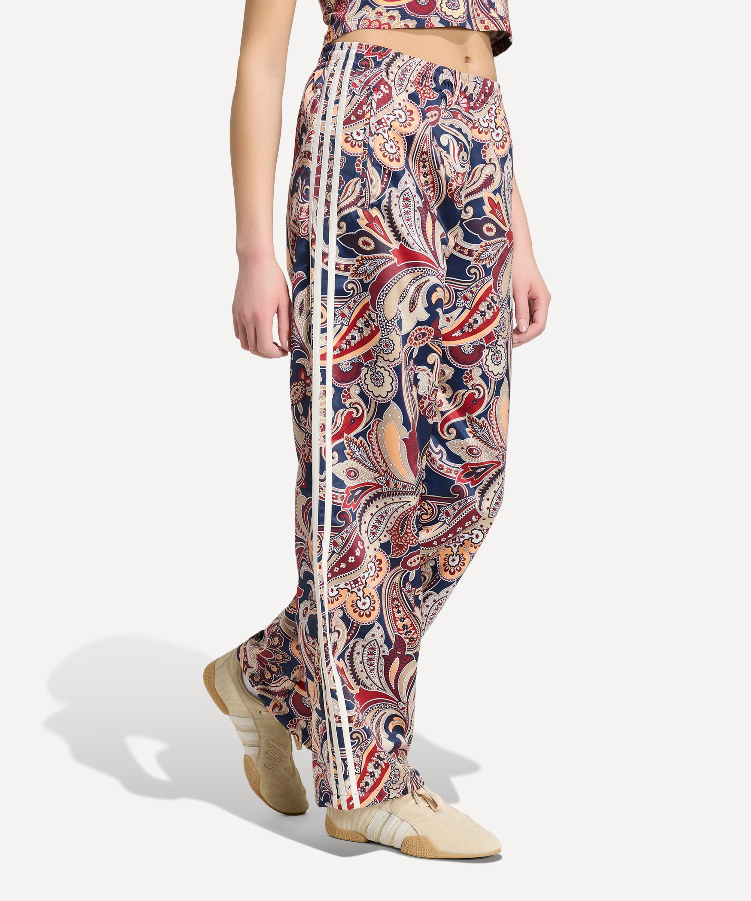Adidas - x Liberty London Firebird Satin Tracksuit Bottoms image number 1