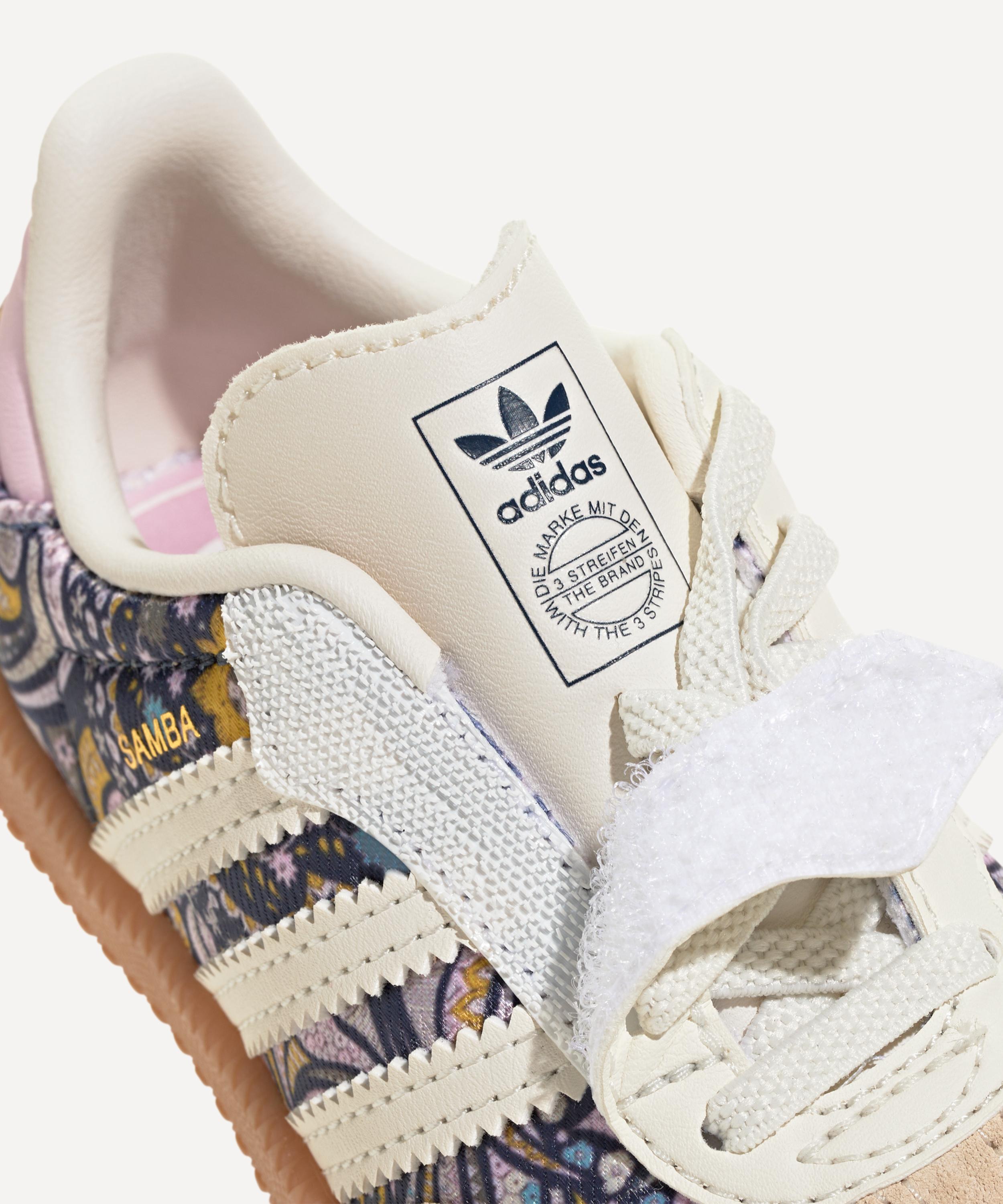 Adidas - x Liberty Samba OG Comfort Closure Elastic Lace Kids Shoes image number 2