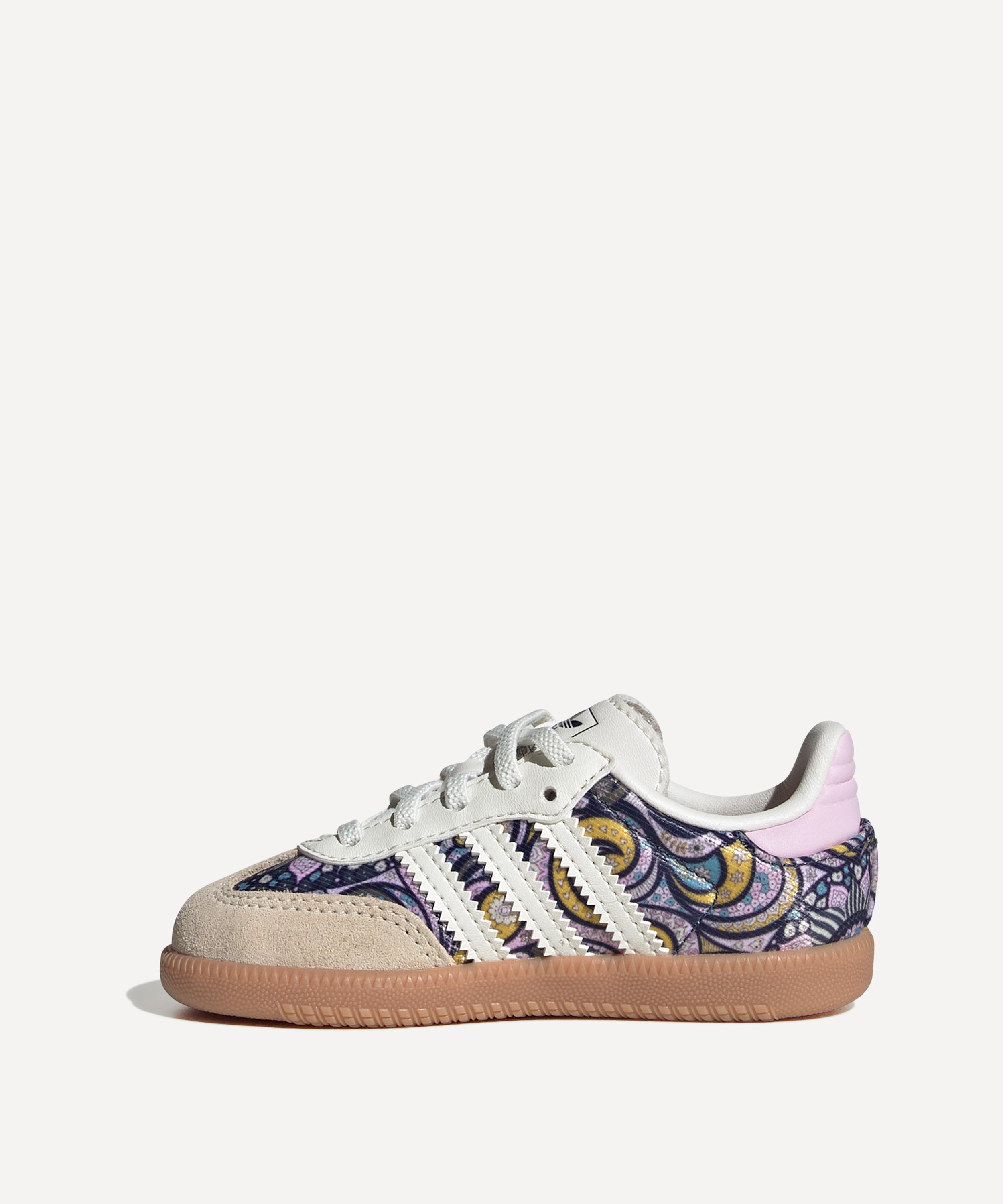 Adidas - x Liberty Samba OG Comfort Closure Elastic Lace Kids Shoes image number 4