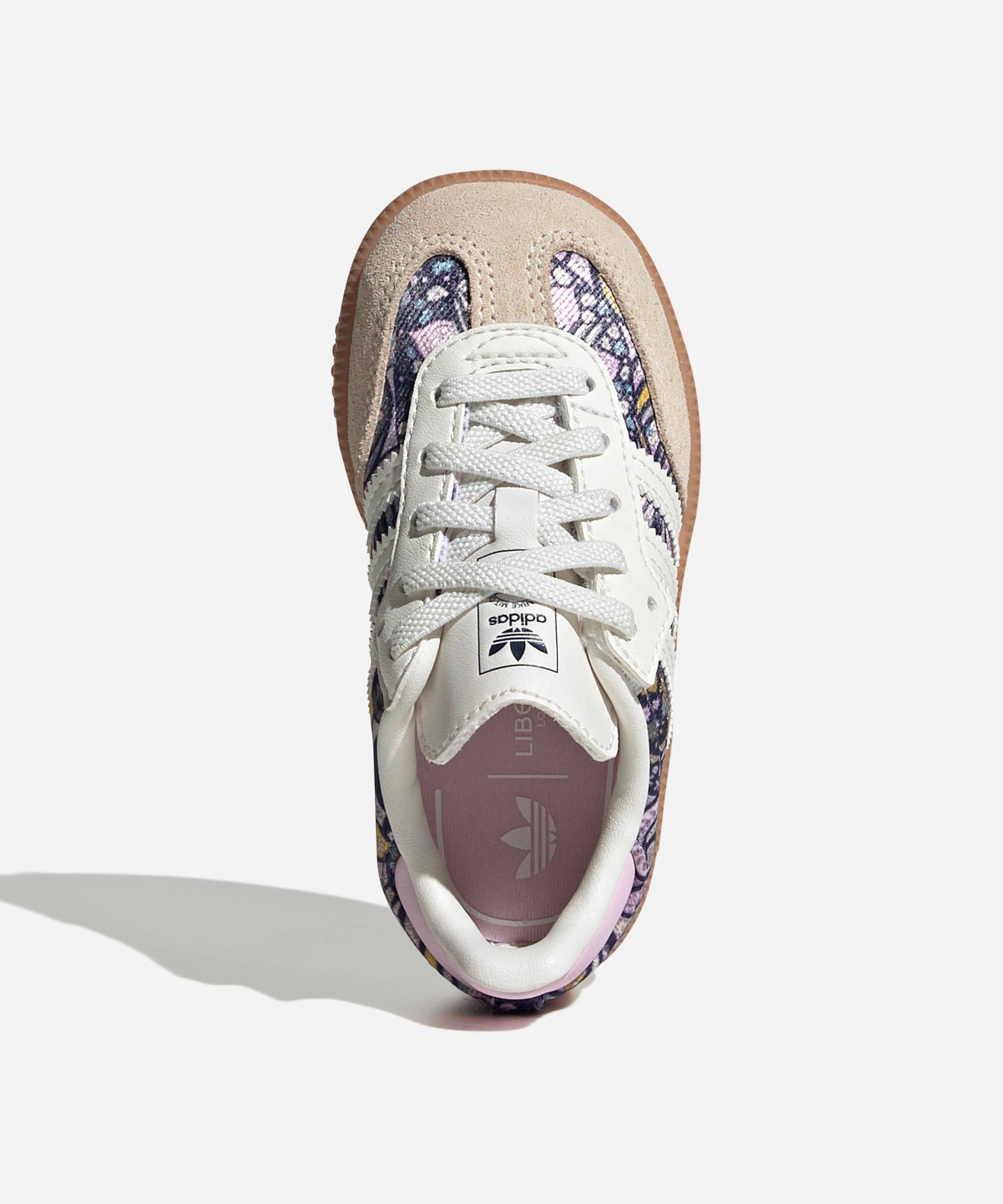 Adidas - x Liberty Samba OG Comfort Closure Elastic Lace Kids Shoes image number 5