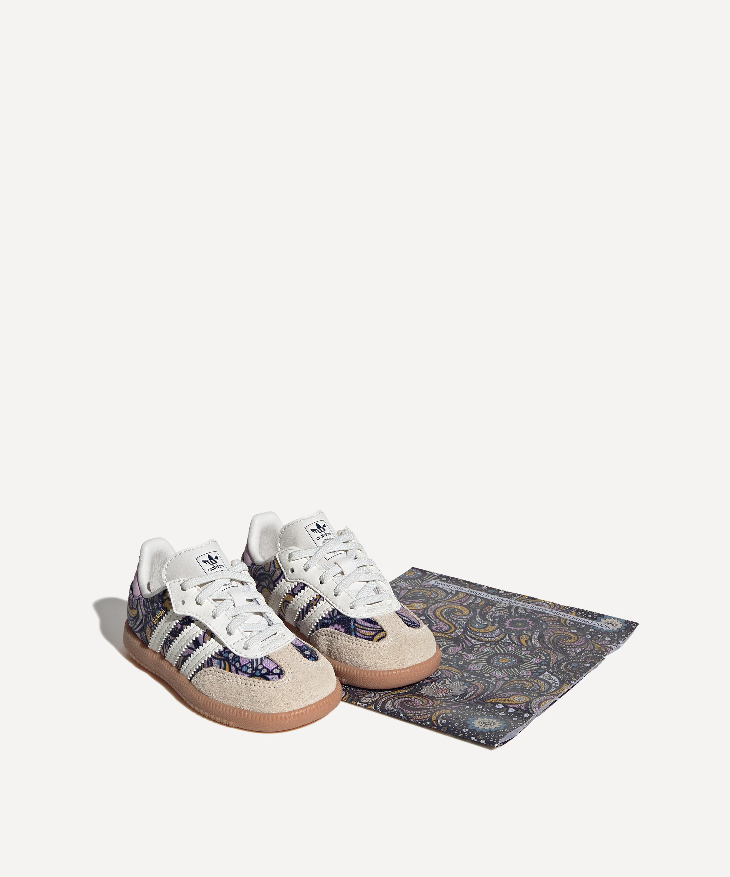 Adidas - x Liberty Samba OG Comfort Closure Elastic Lace Kids Shoes image number 7