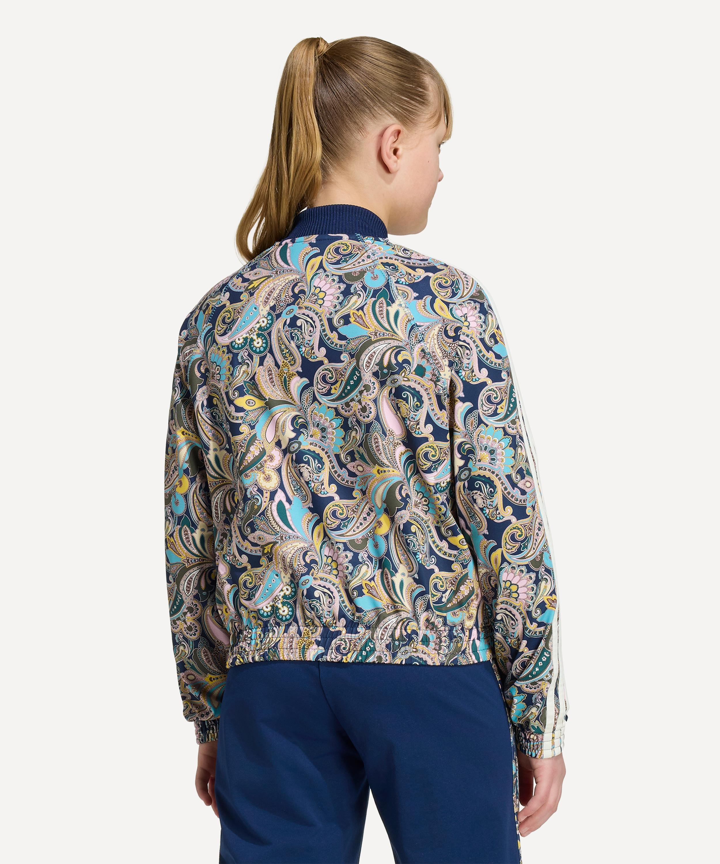 Adidas - x Liberty Kids SST Loose Cropped Paisley Track Top image number 4