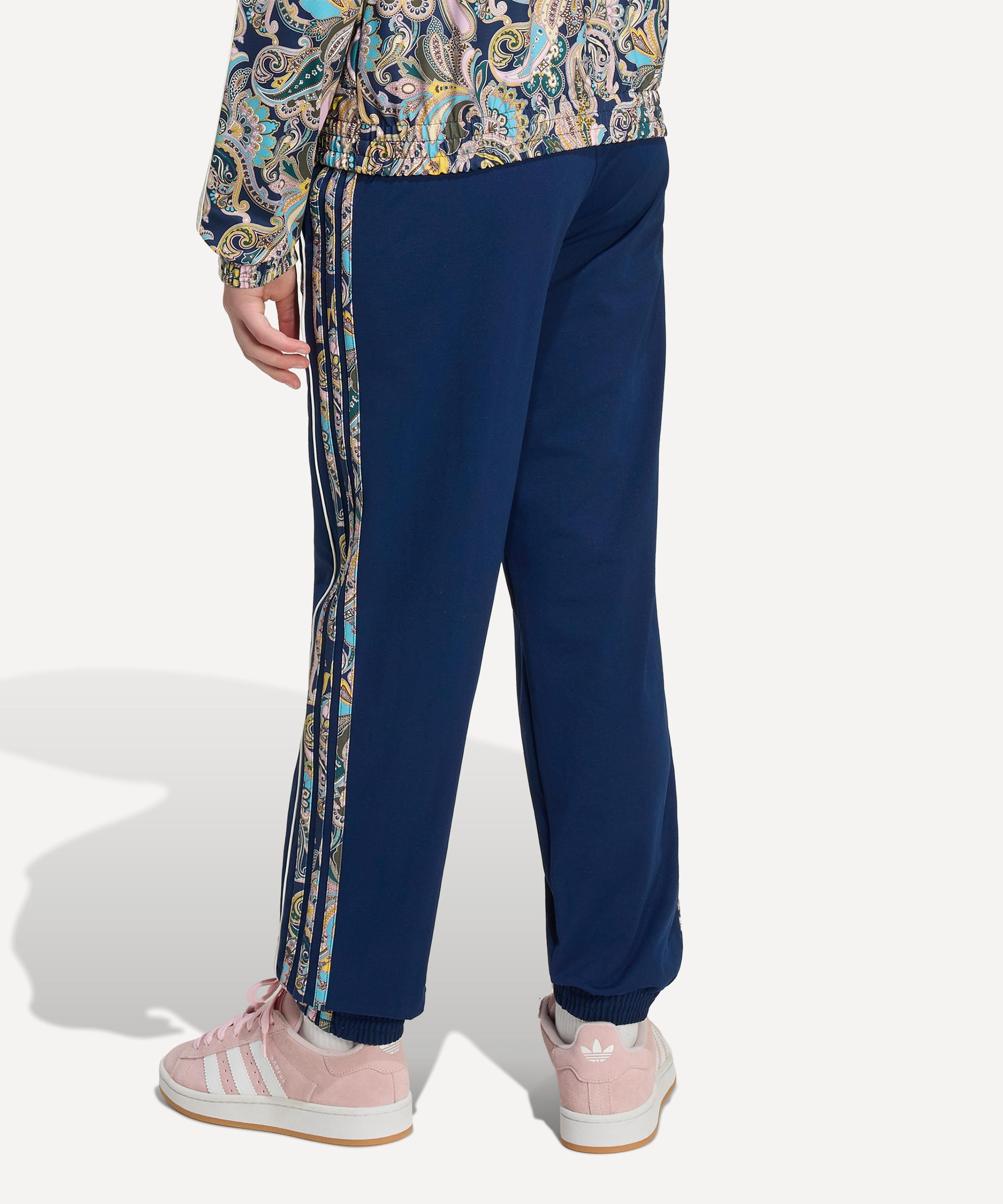 Adidas - x Liberty Kids SST Loose Paisley Tracksuit Bottoms image number 4