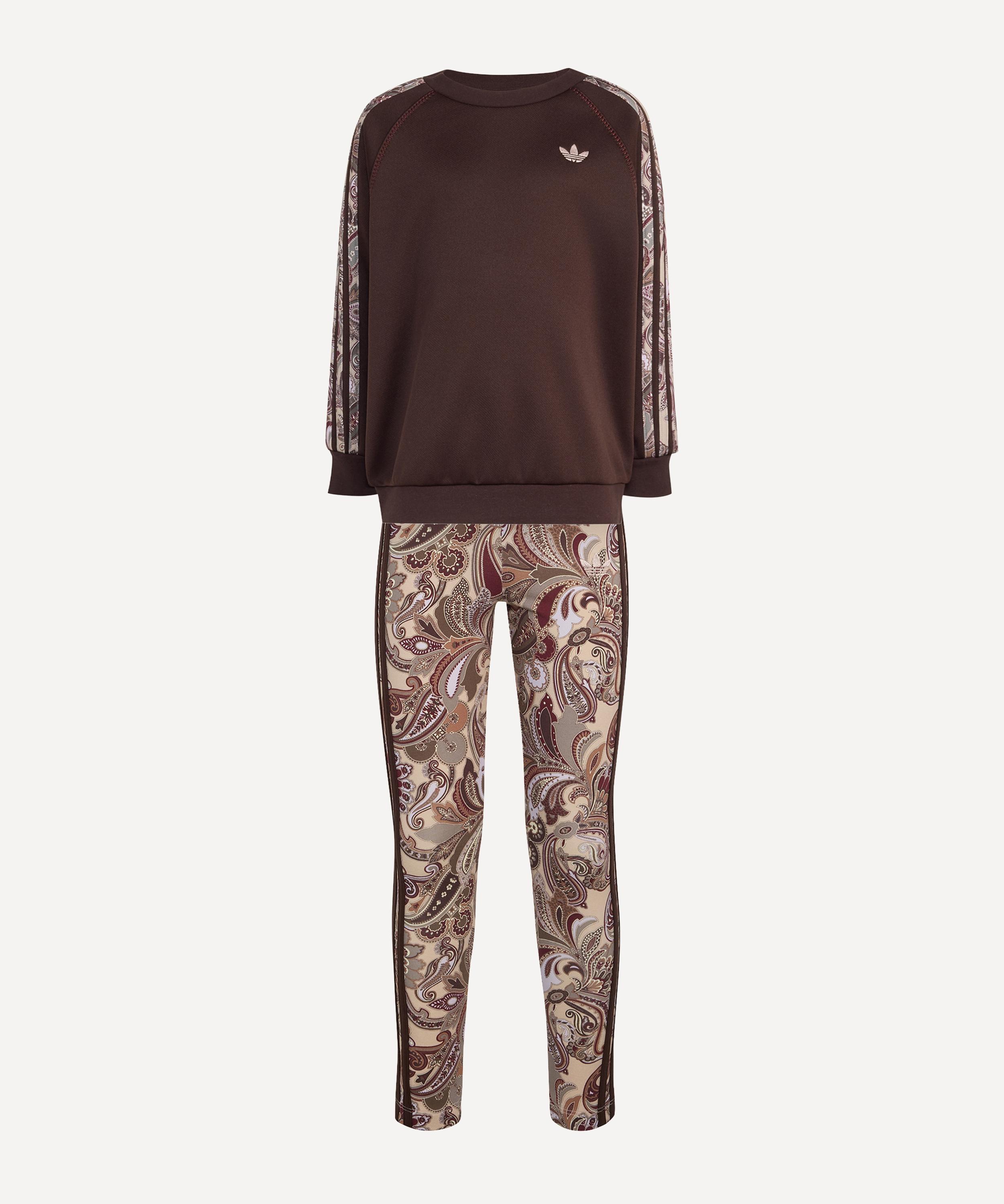 Adidas - x Liberty Kids Oversize Crew and Tight Leggings Set