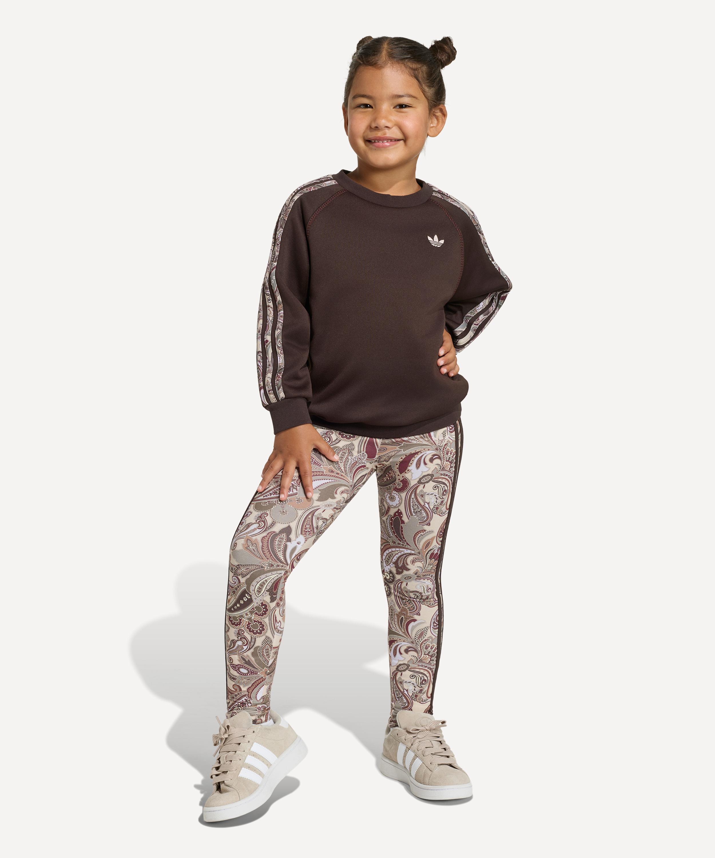 Adidas - x Liberty Kids Oversize Crew and Tight Leggings Set image number 1