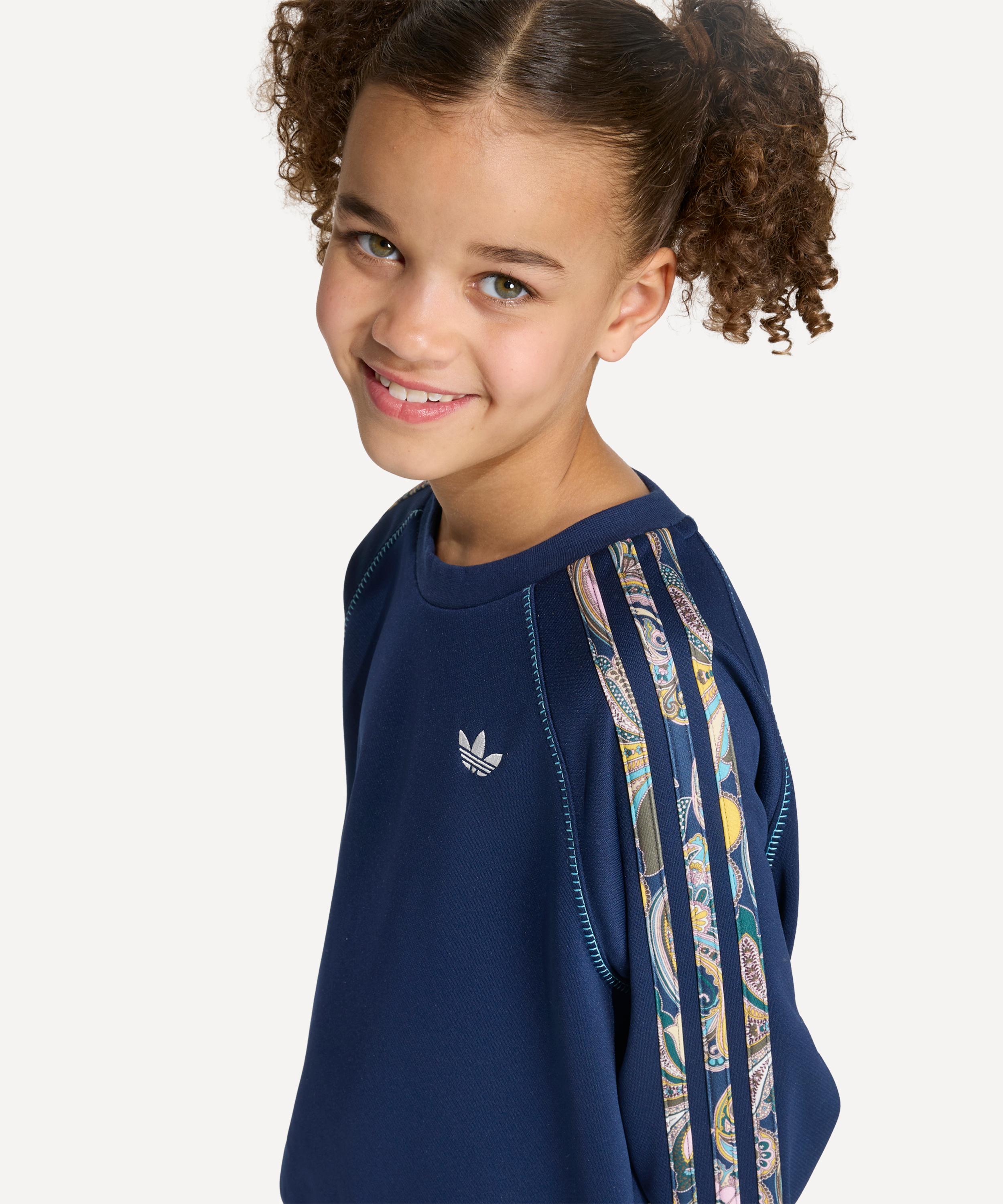 Adidas - x Liberty Kids Oversize Crew and Tight Leggings Set image number 2