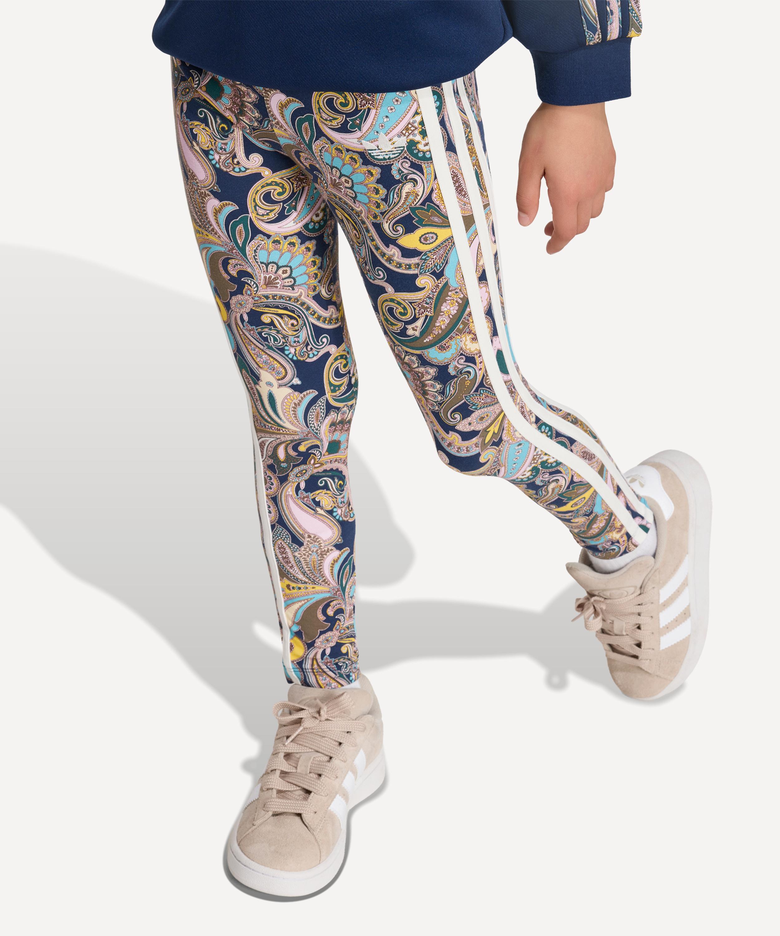 Adidas - x Liberty Kids Oversize Crew and Tight Leggings Set image number 3