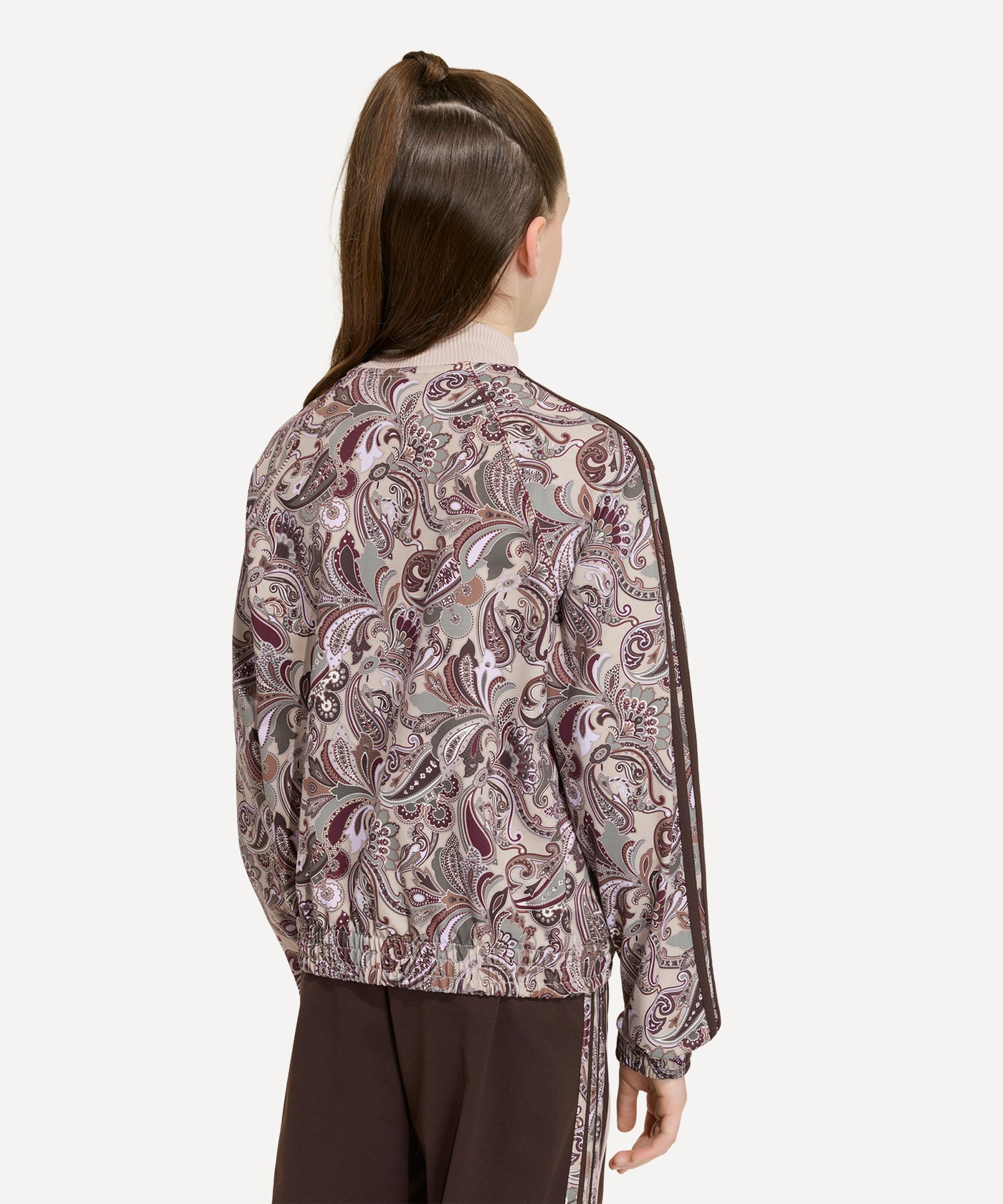Adidas - x Liberty Junior SST Loose Cropped Paisley Track Top image number 2
