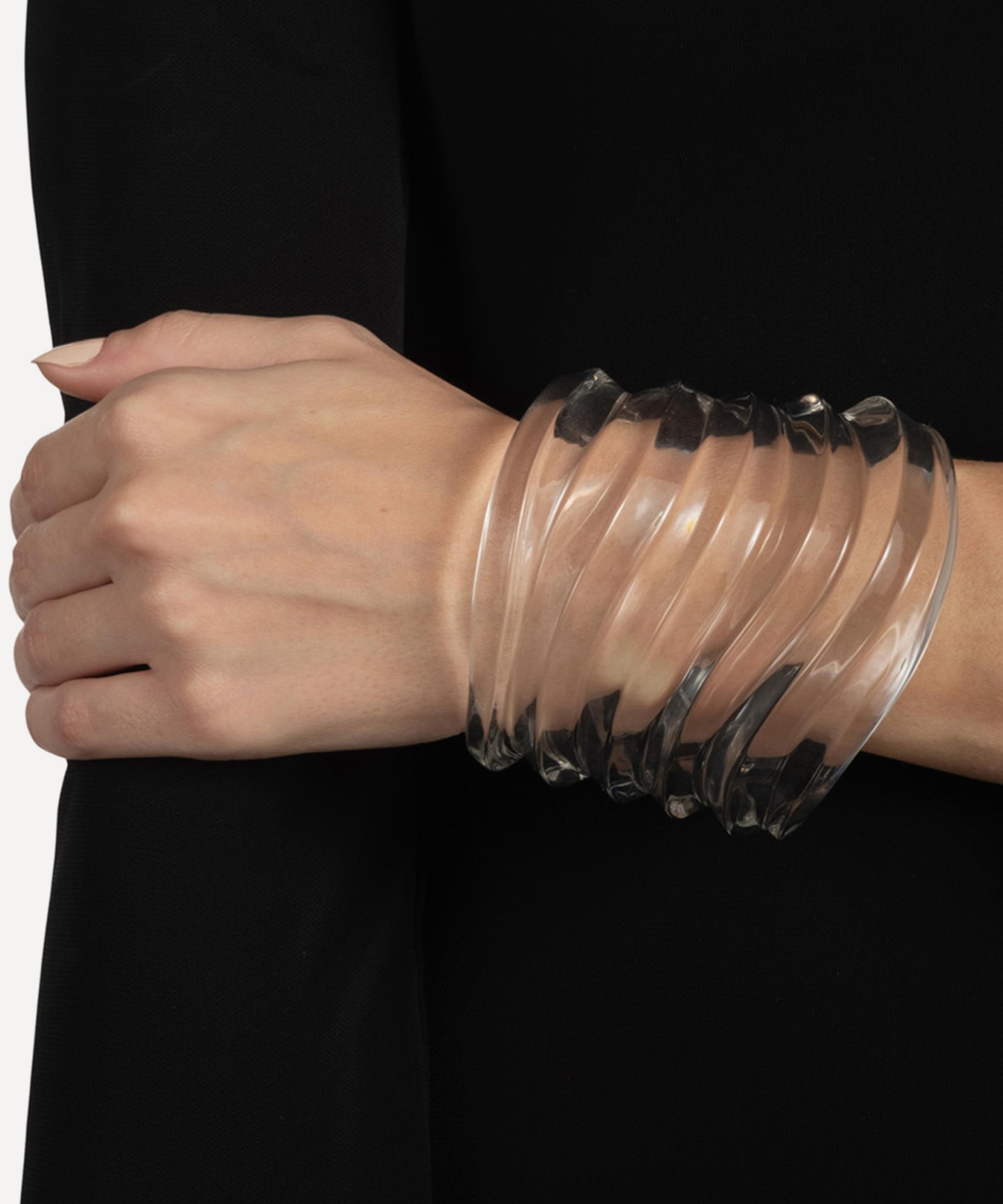 Alexis Bittar - Liquid Lucite Wide Ripple Cuff Bracelet image number 1