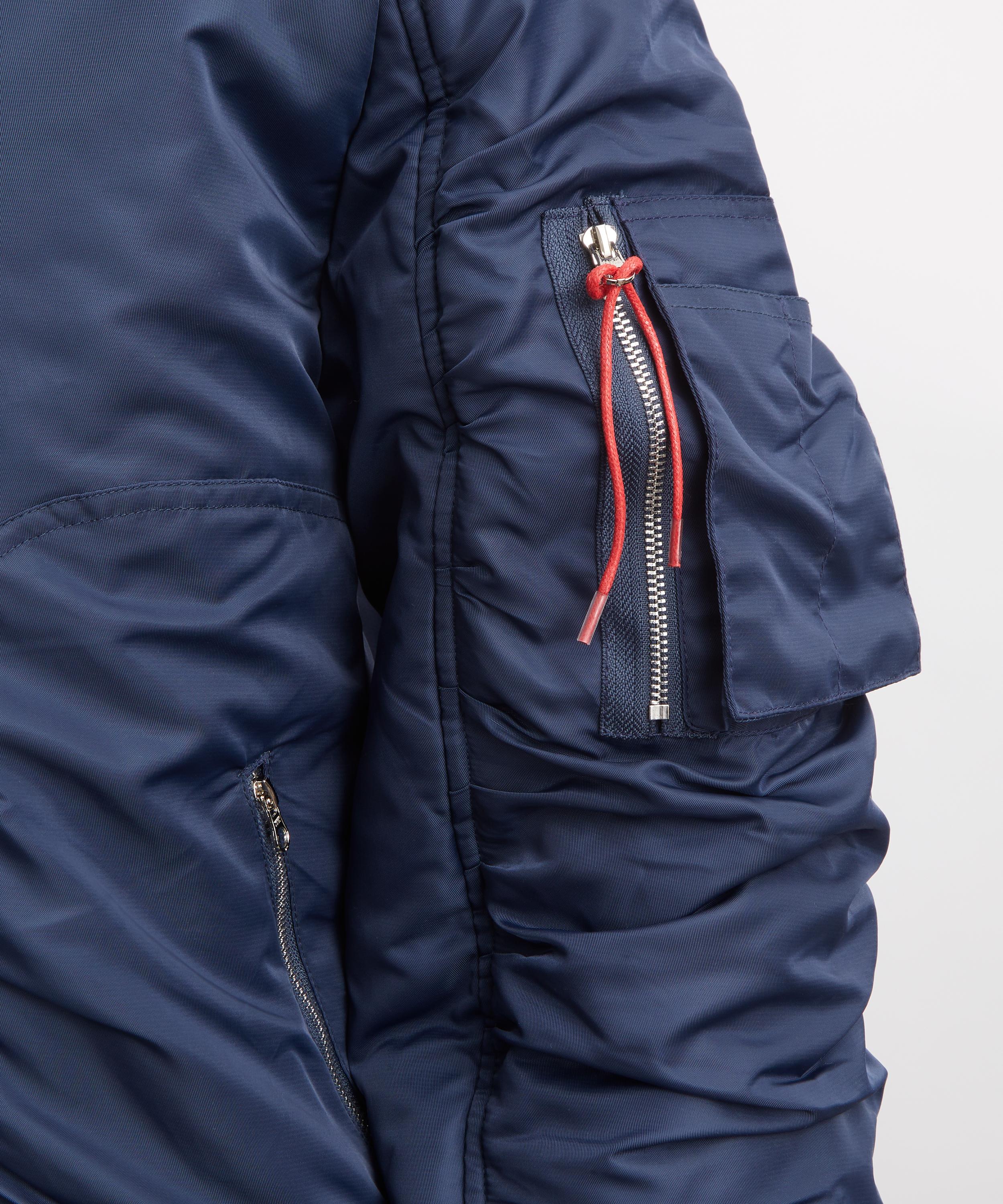 Peachy Den - Penny Spring Navy Bomber Jacket&nbsp; image number 4
