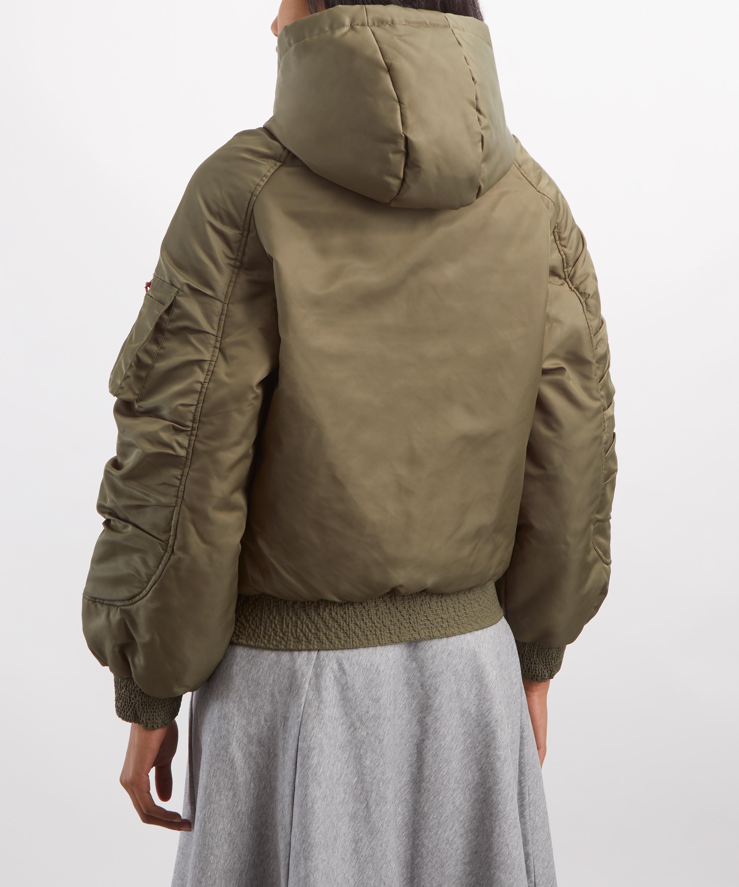 Peachy Den - Penny Spring Moss Bomber Jacket&nbsp; image number 3