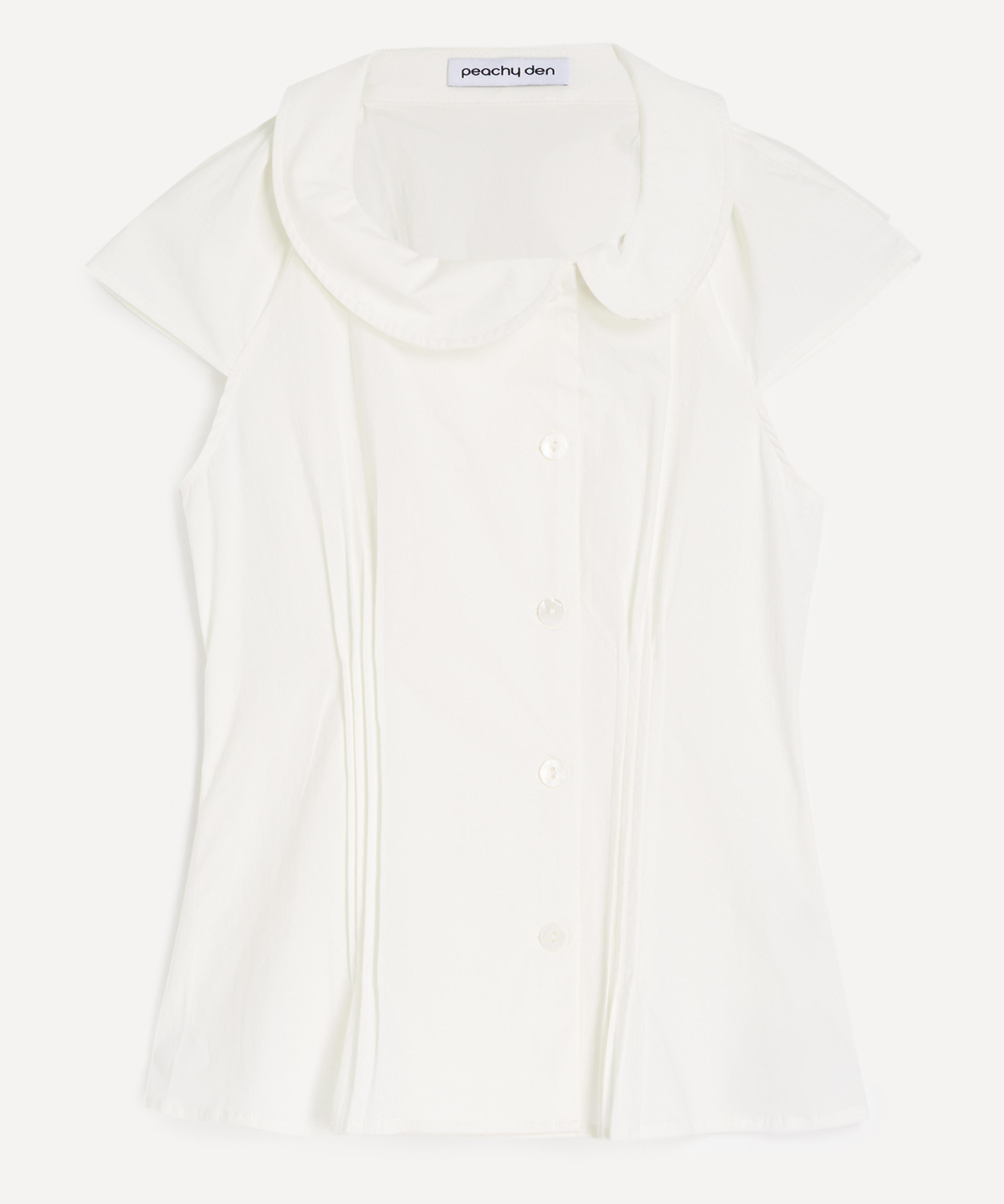 Peachy Den - Missy Asymmetric Blouse