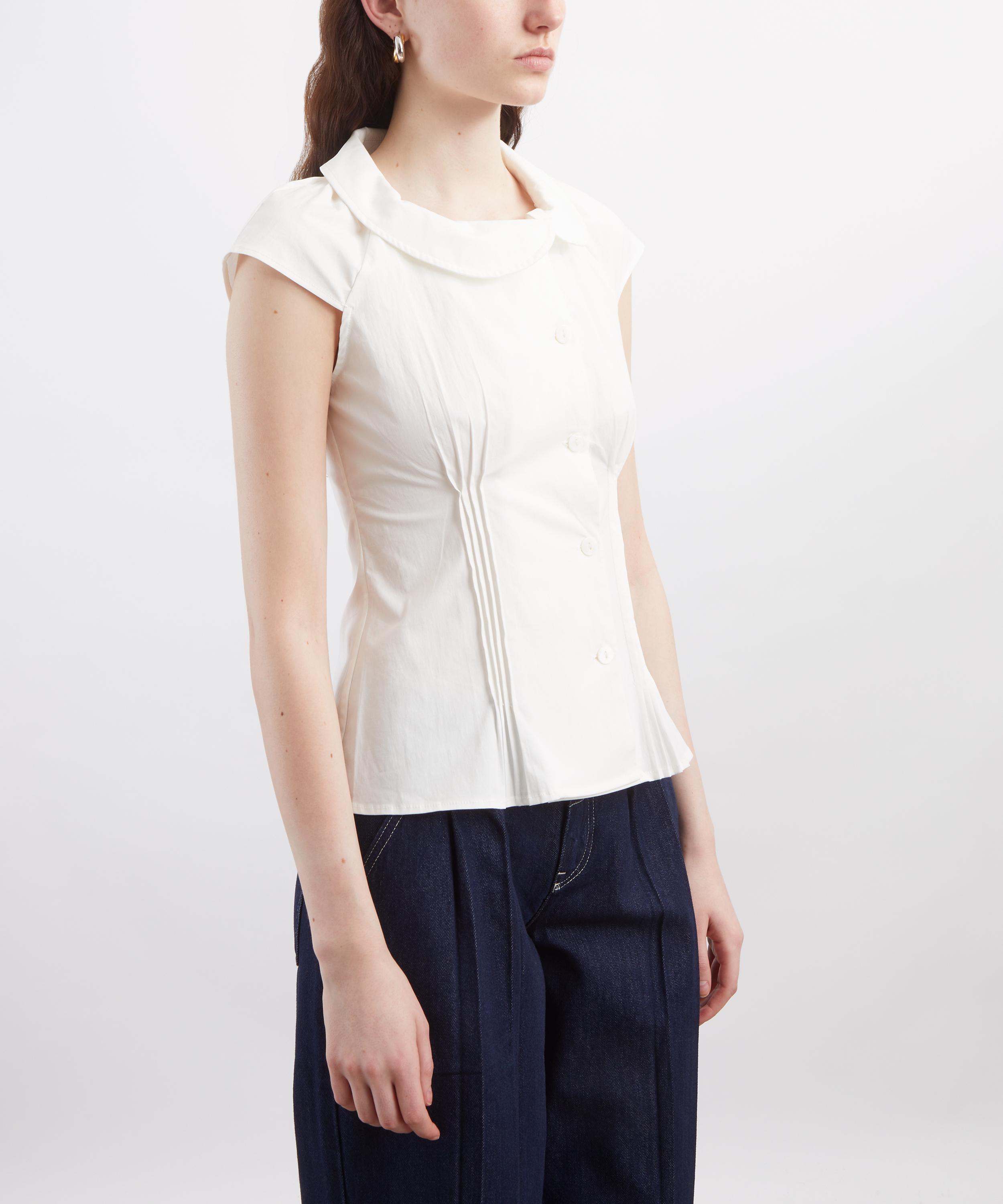 Peachy Den - Missy Asymmetric Blouse image number 2