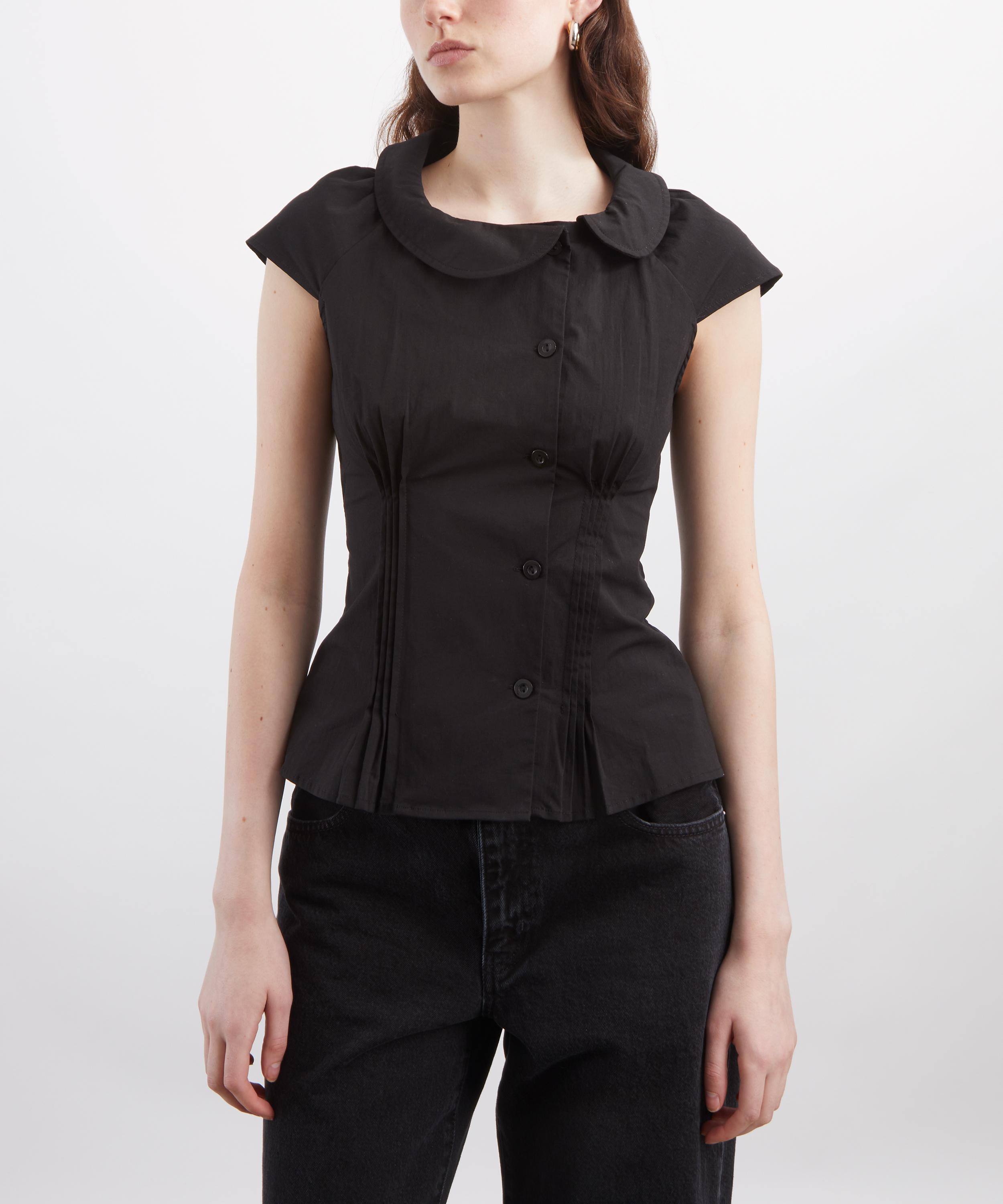 Peachy Den - Missy Asymmetric Blouse image number 2