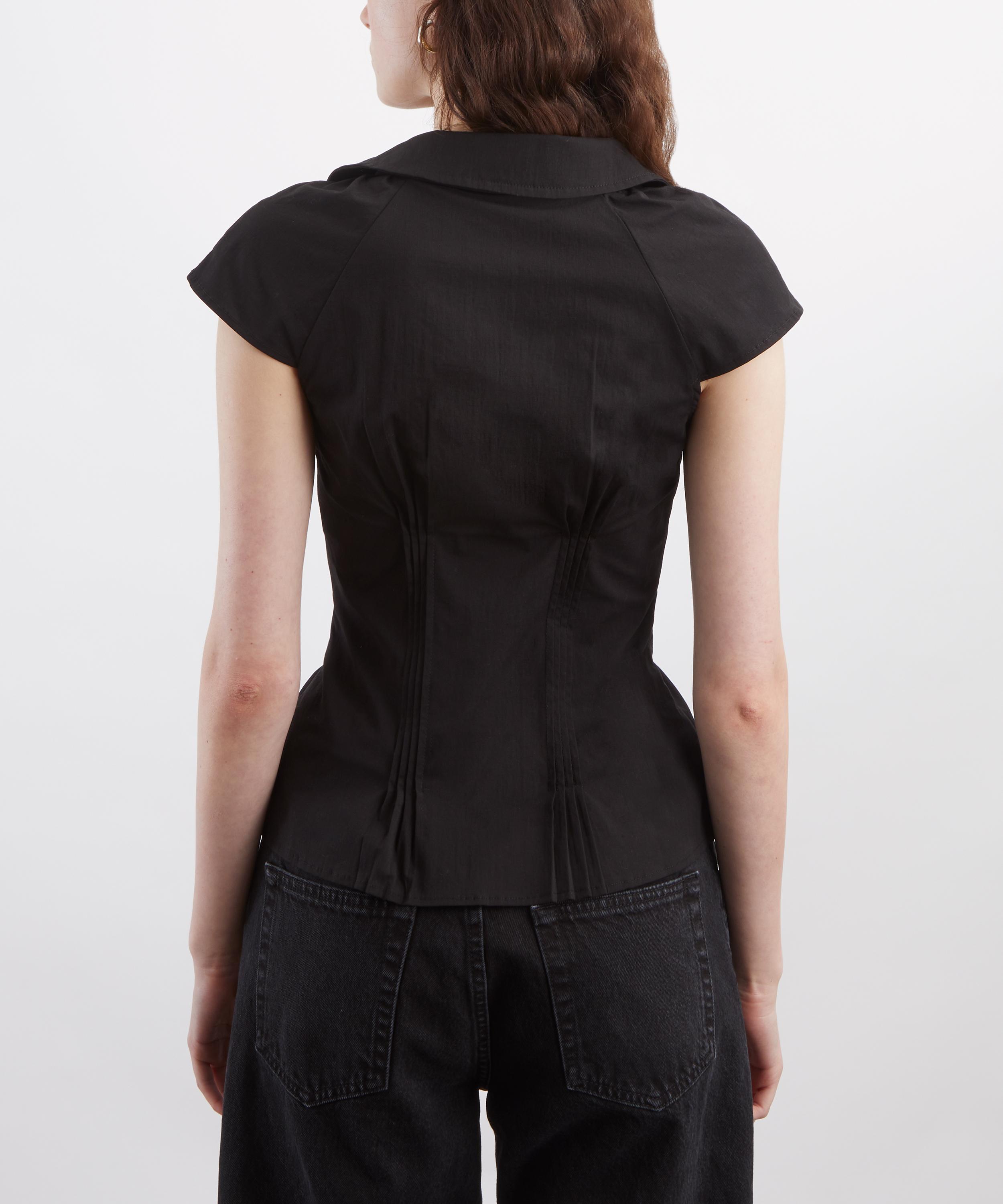Peachy Den - Missy Asymmetric Blouse image number 3