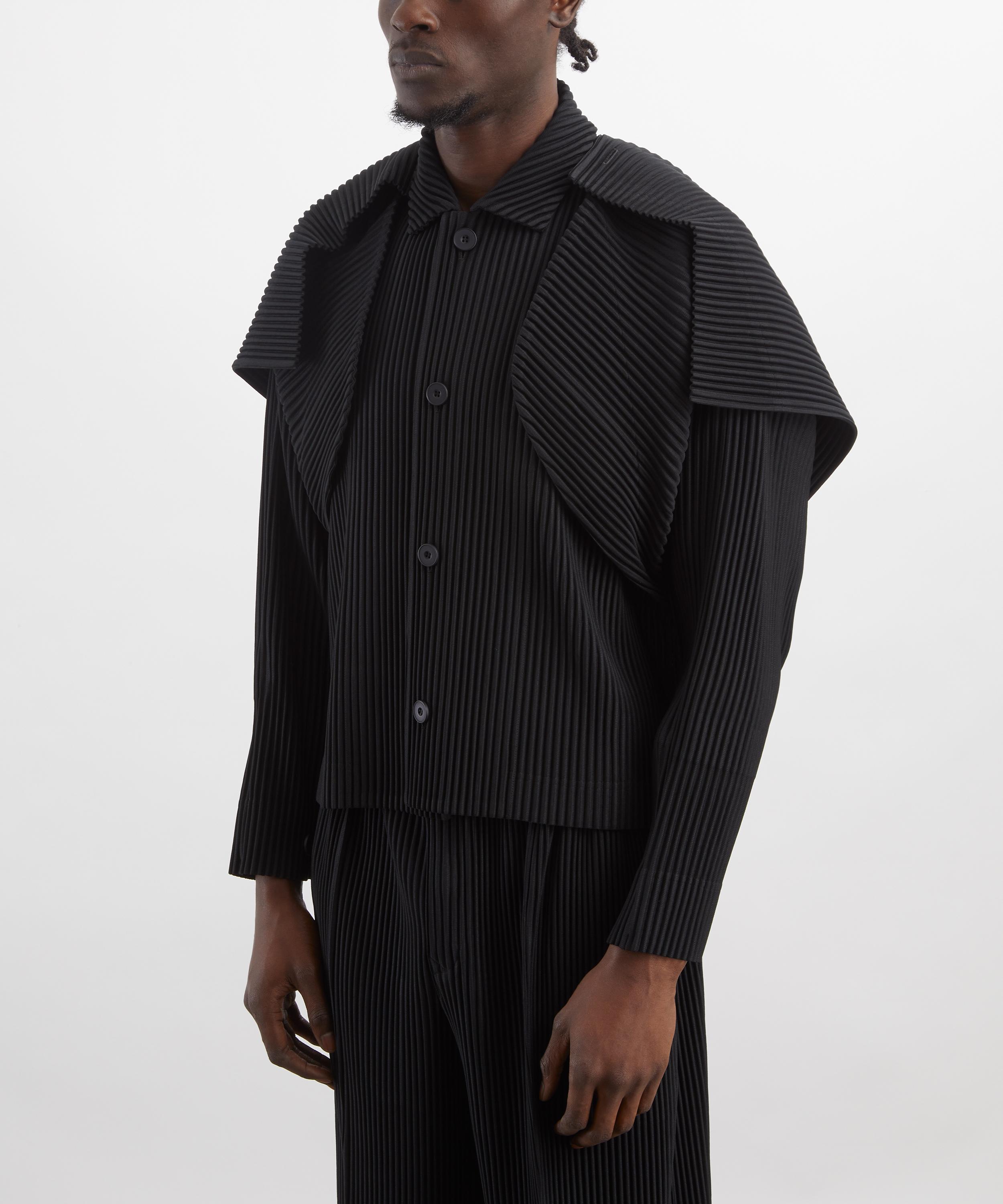 HOMME PLISS&Eacute; ISSEY MIYAKE - COVER AND FOLD Pleated Jacket image number 2