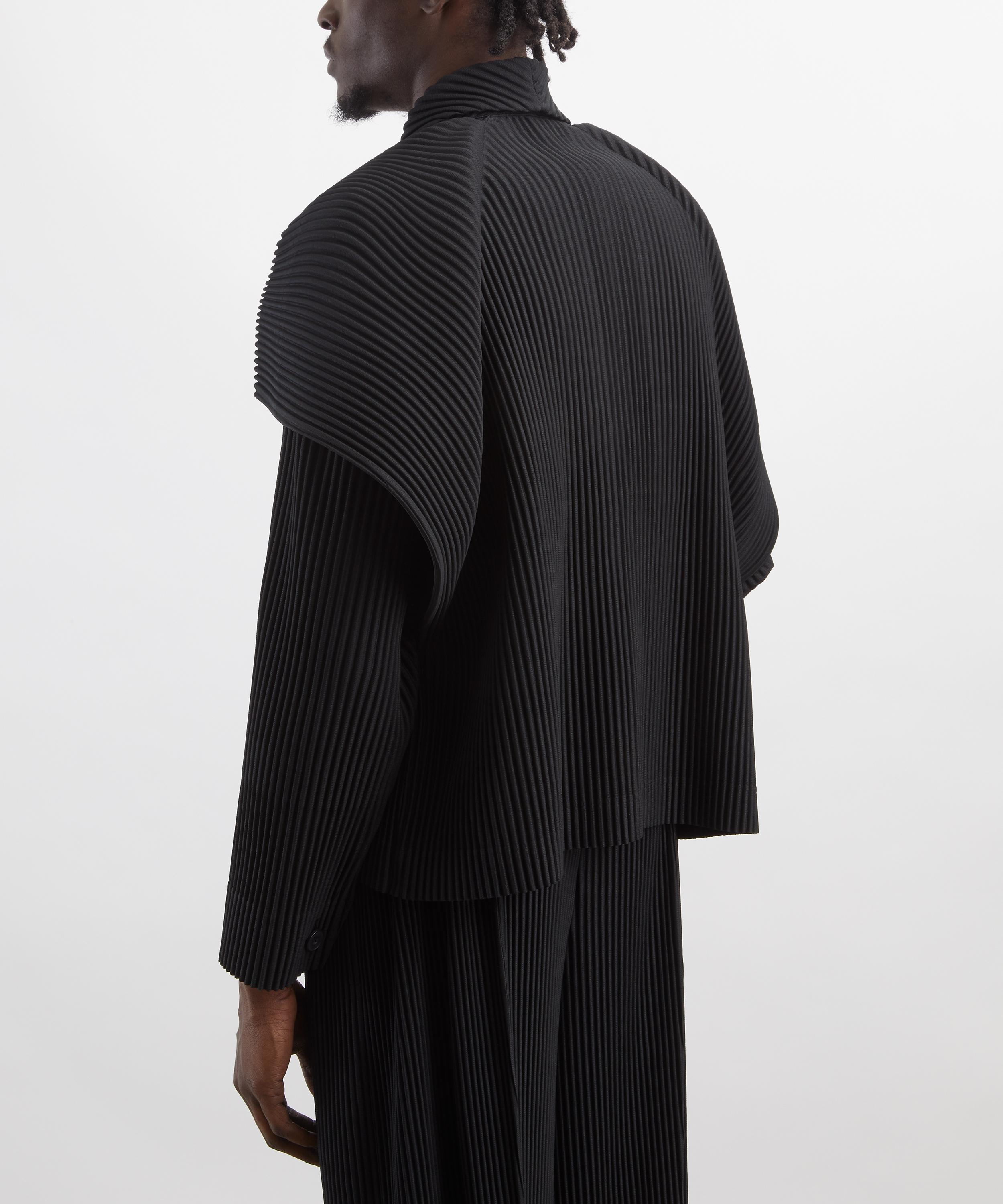 HOMME PLISS&Eacute; ISSEY MIYAKE - COVER AND FOLD Pleated Jacket image number 3