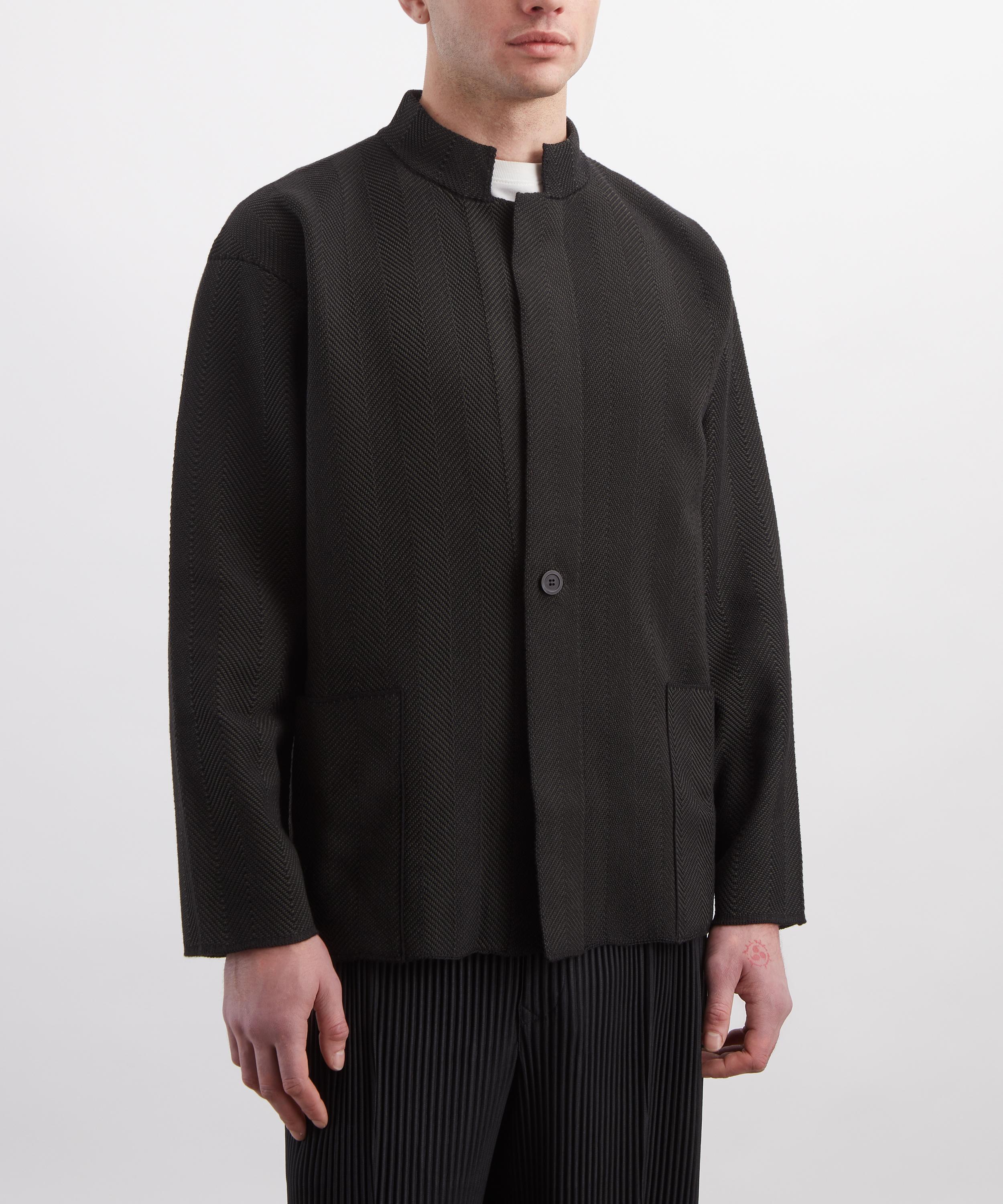 HOMME PLISS&Eacute; ISSEY MIYAKE - INLAID KNIT Jacket image number 2