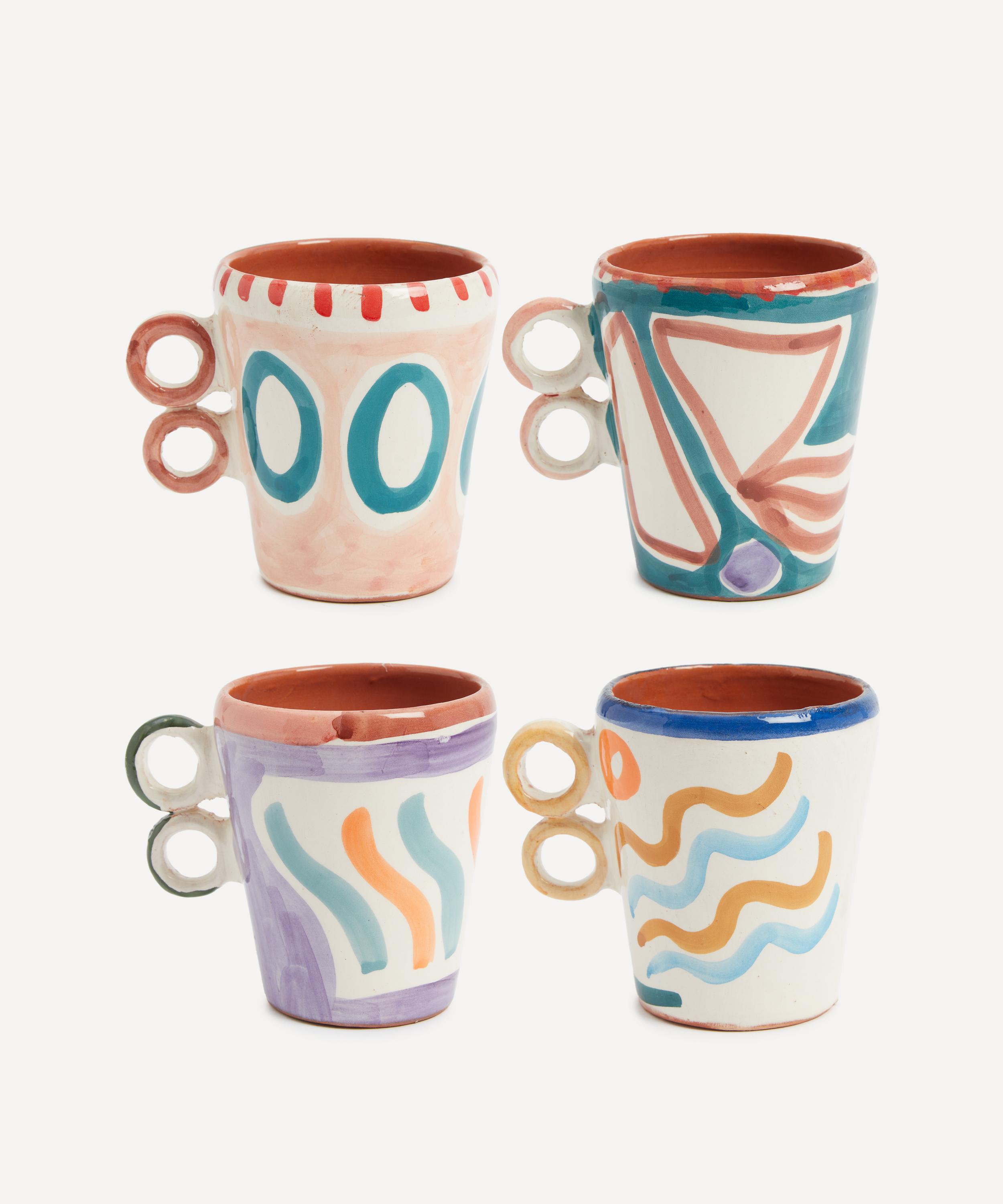 LRNCE - Les Vagues Mugs Set of Four image number 1