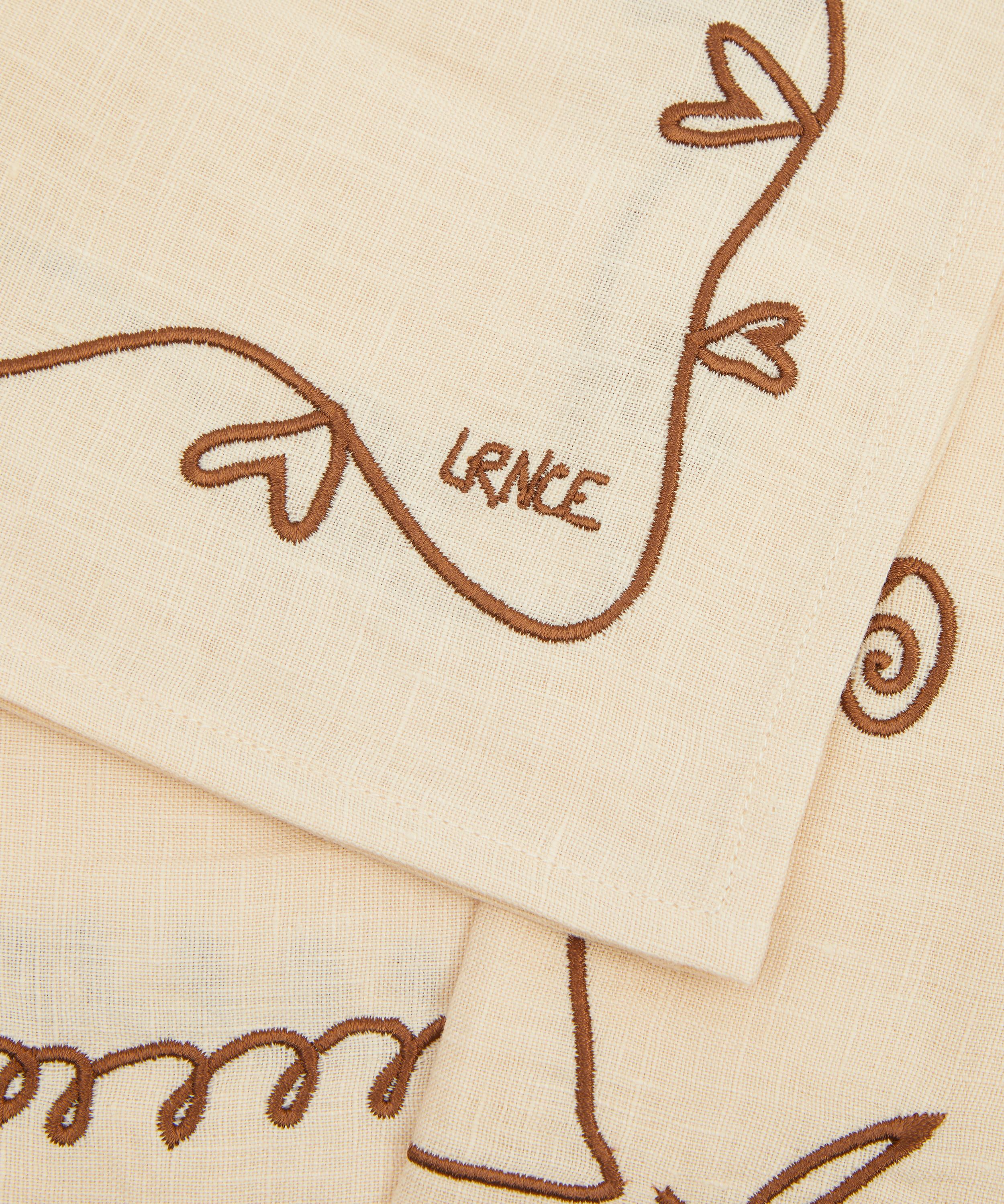 LRNCE - Sun Flowers Water Earth Napkins Set of Four image number 2