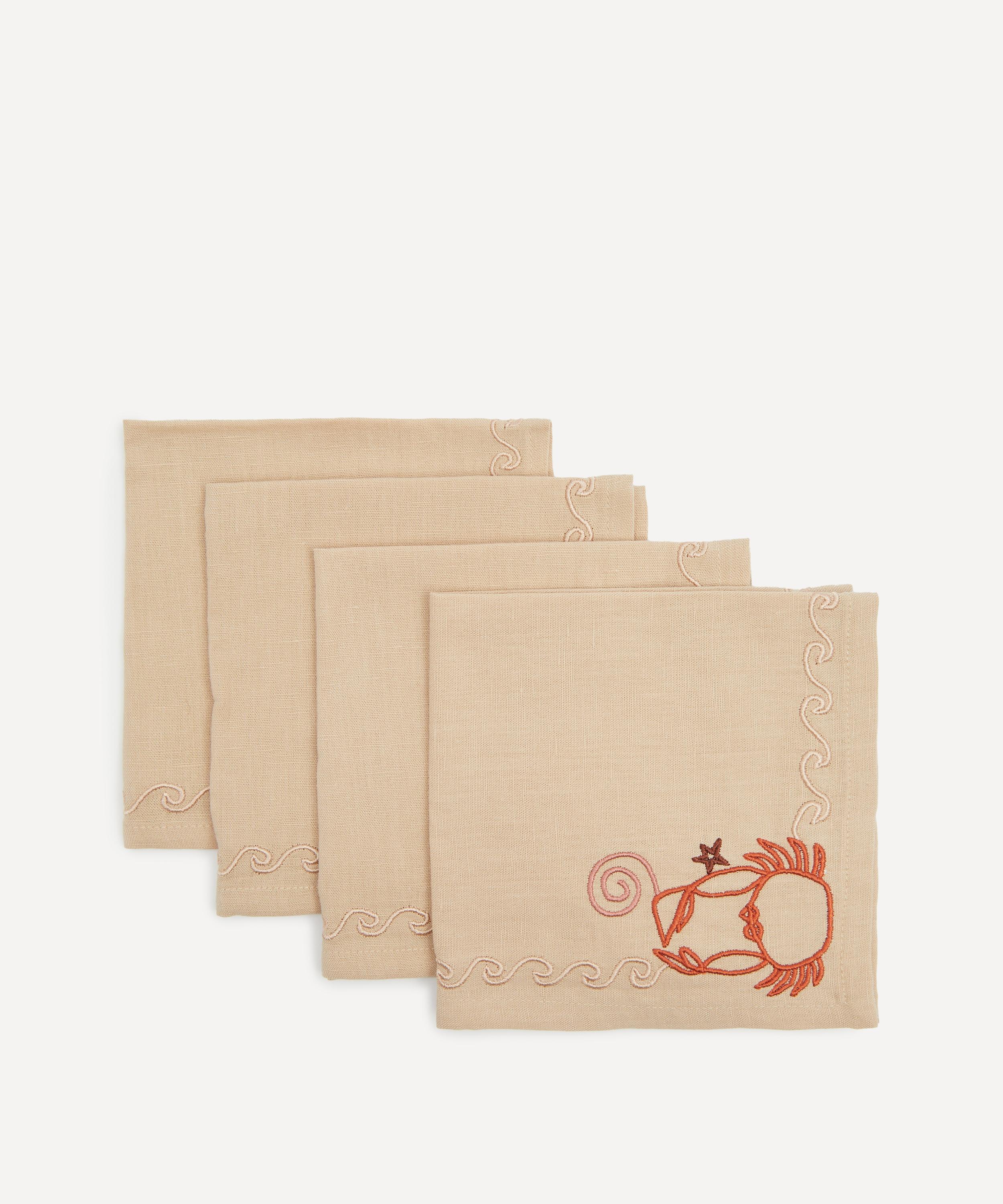 LRNCE - Starfish Napkins Set of Four image number 1