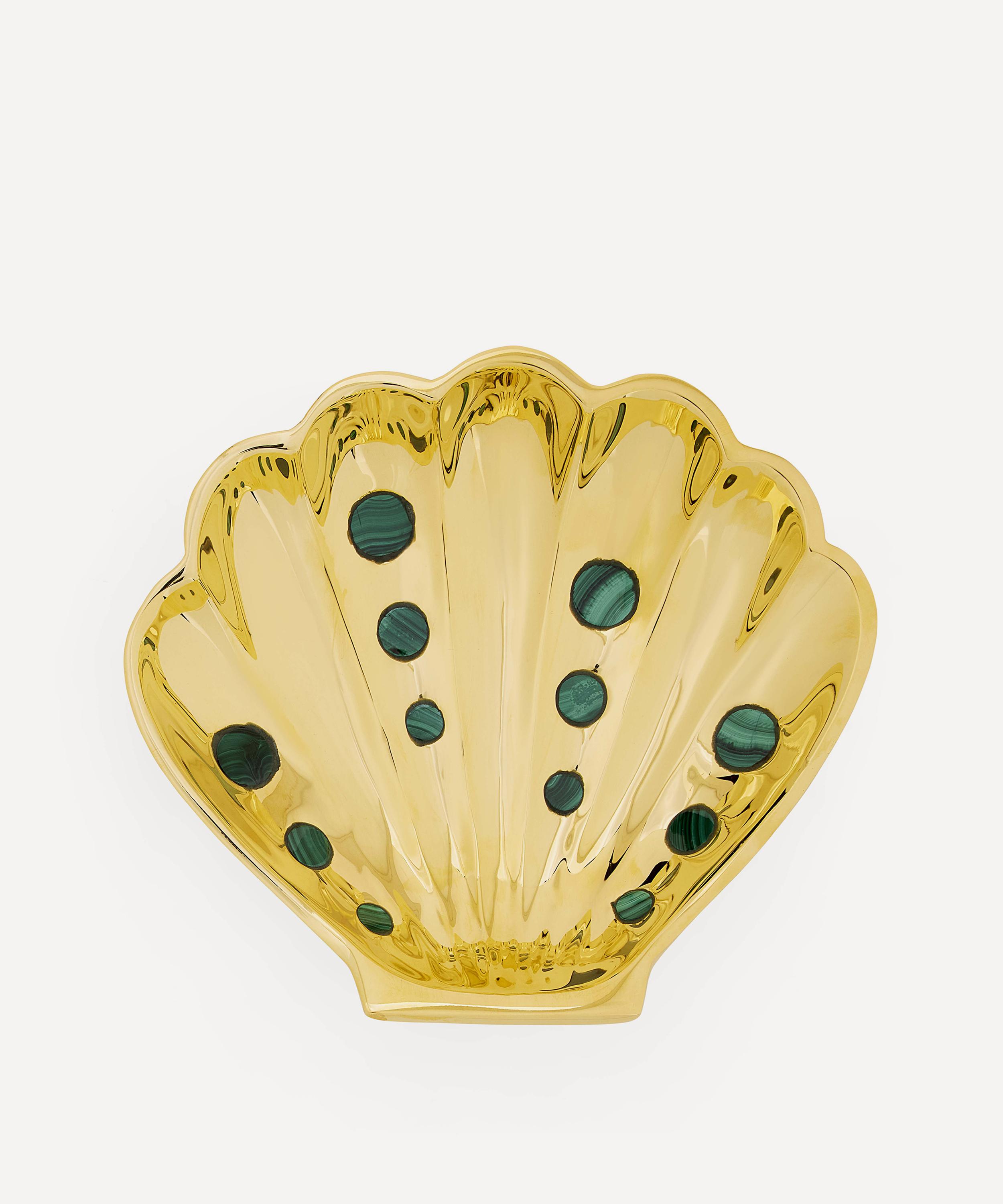 Jonathan Adler - Brass Clem Shell Tray image number 2