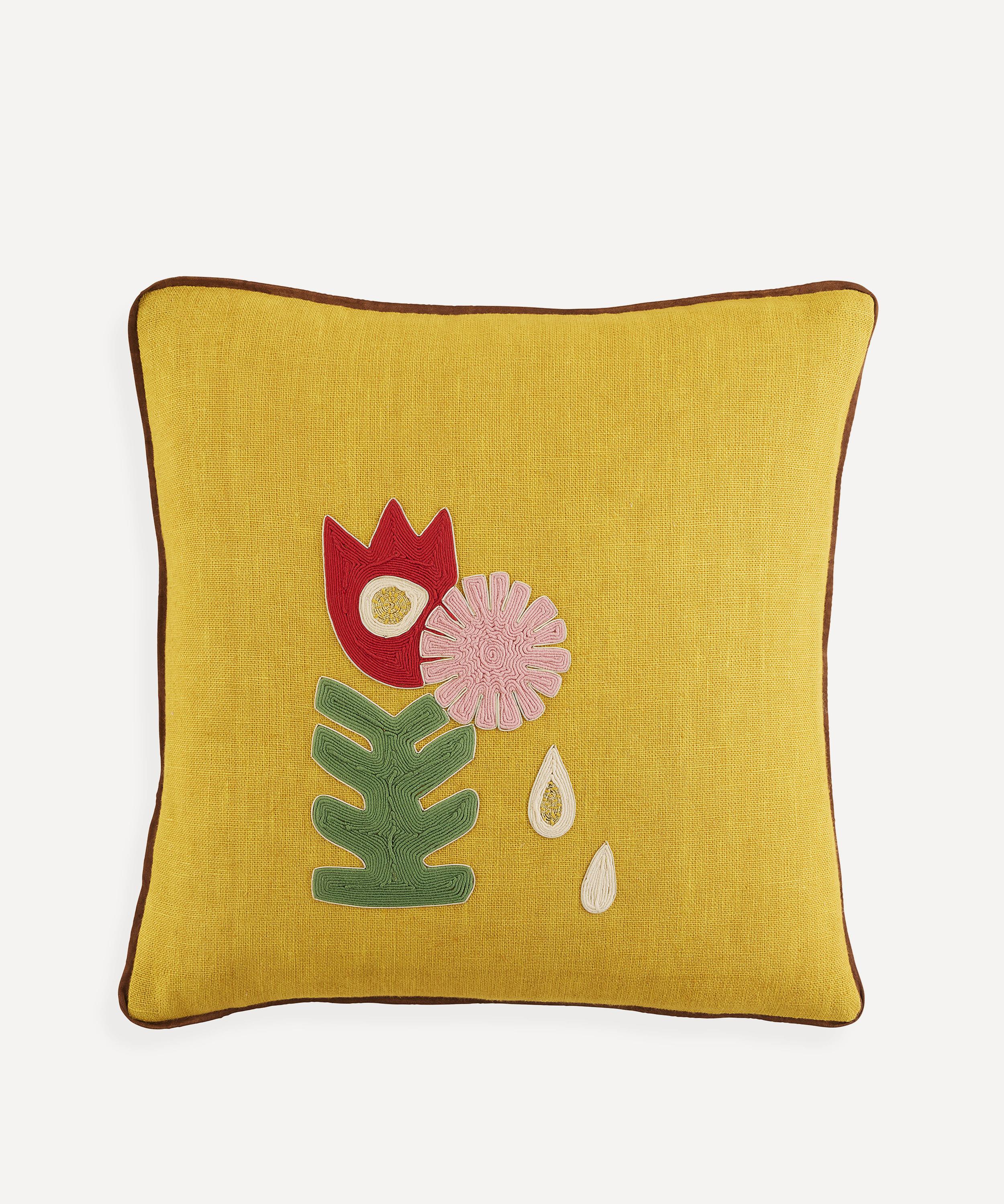 Jonathan Adler - Playa Tulip Linen Cushion