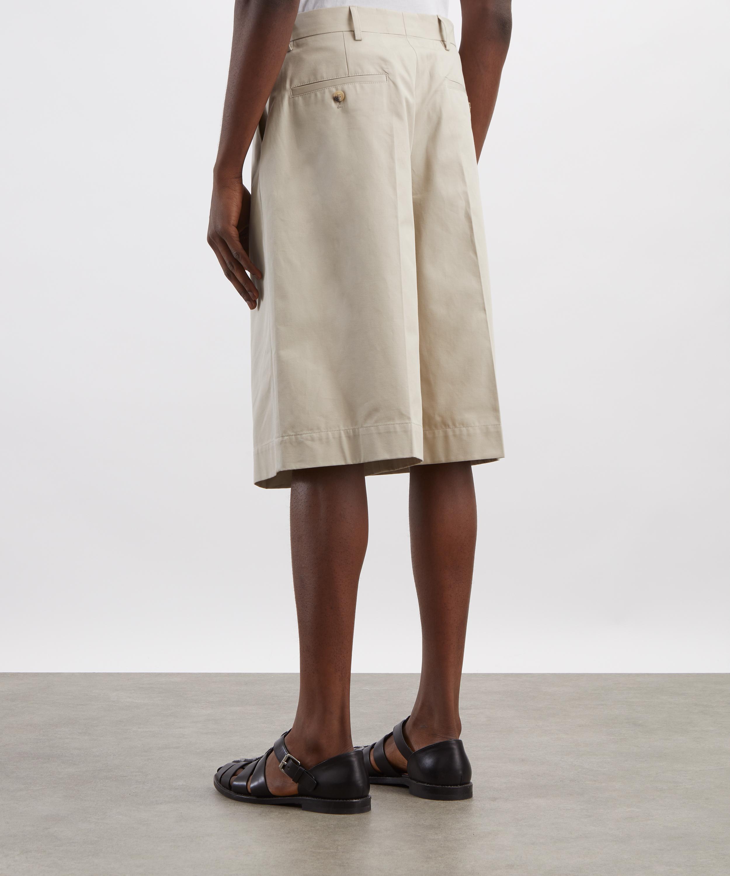 Simone Rocha - Tailored Wide-Leg Belt Loop Tab Shorts image number 3