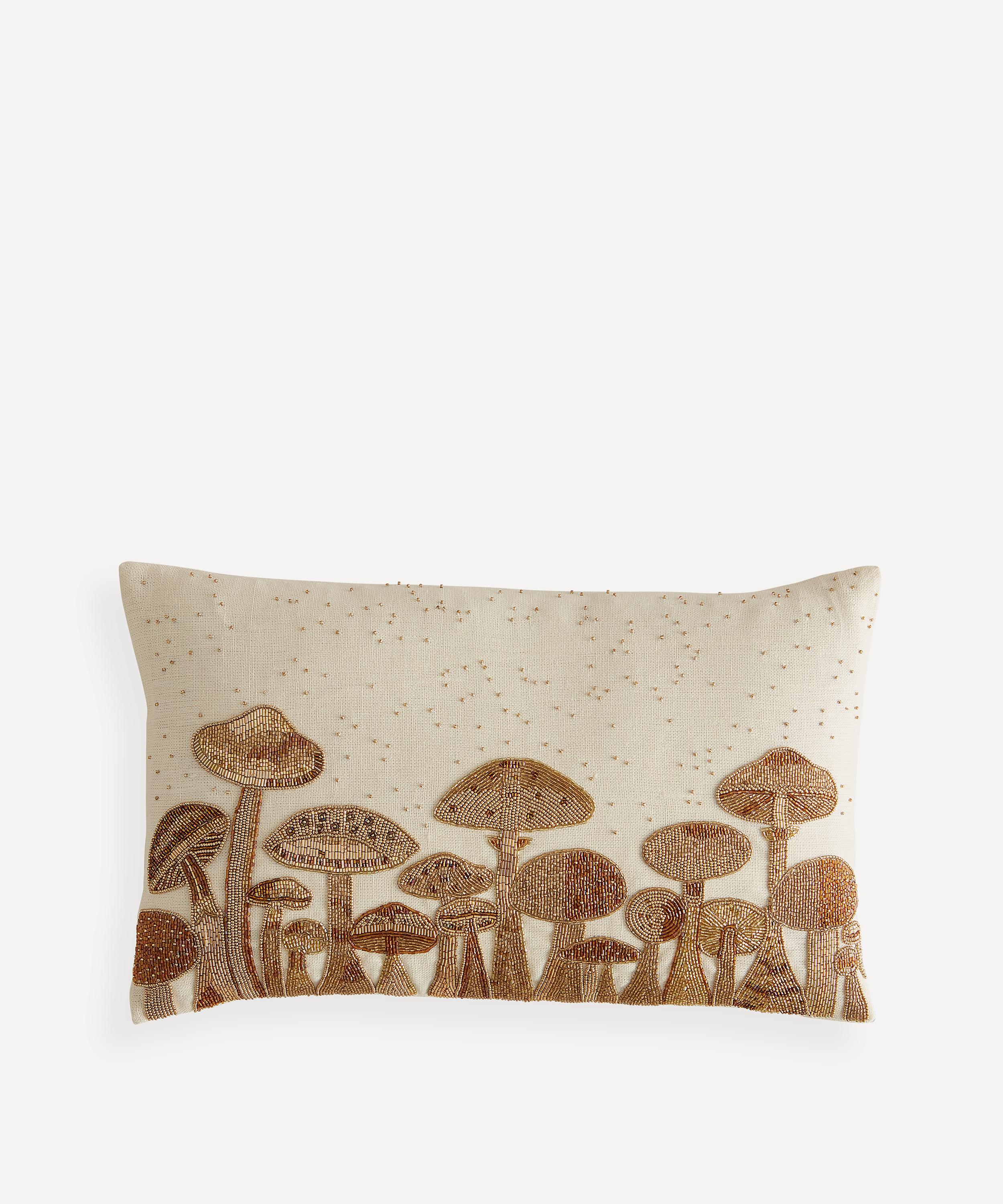 Jonathan Adler - Botanist Mushroom Linen Cushion