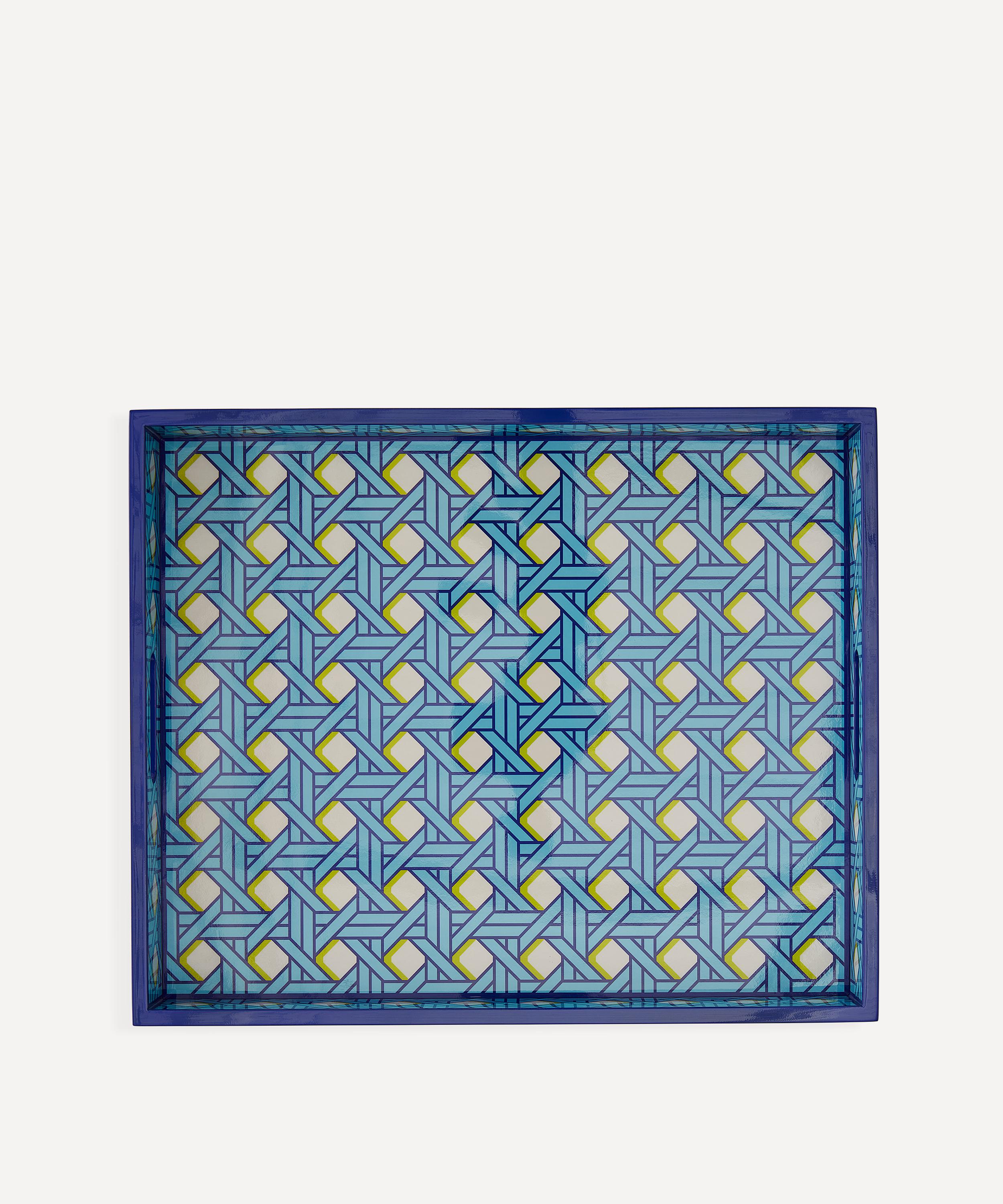 Jonathan Adler - Basketweave Lacquer Tray image number 1