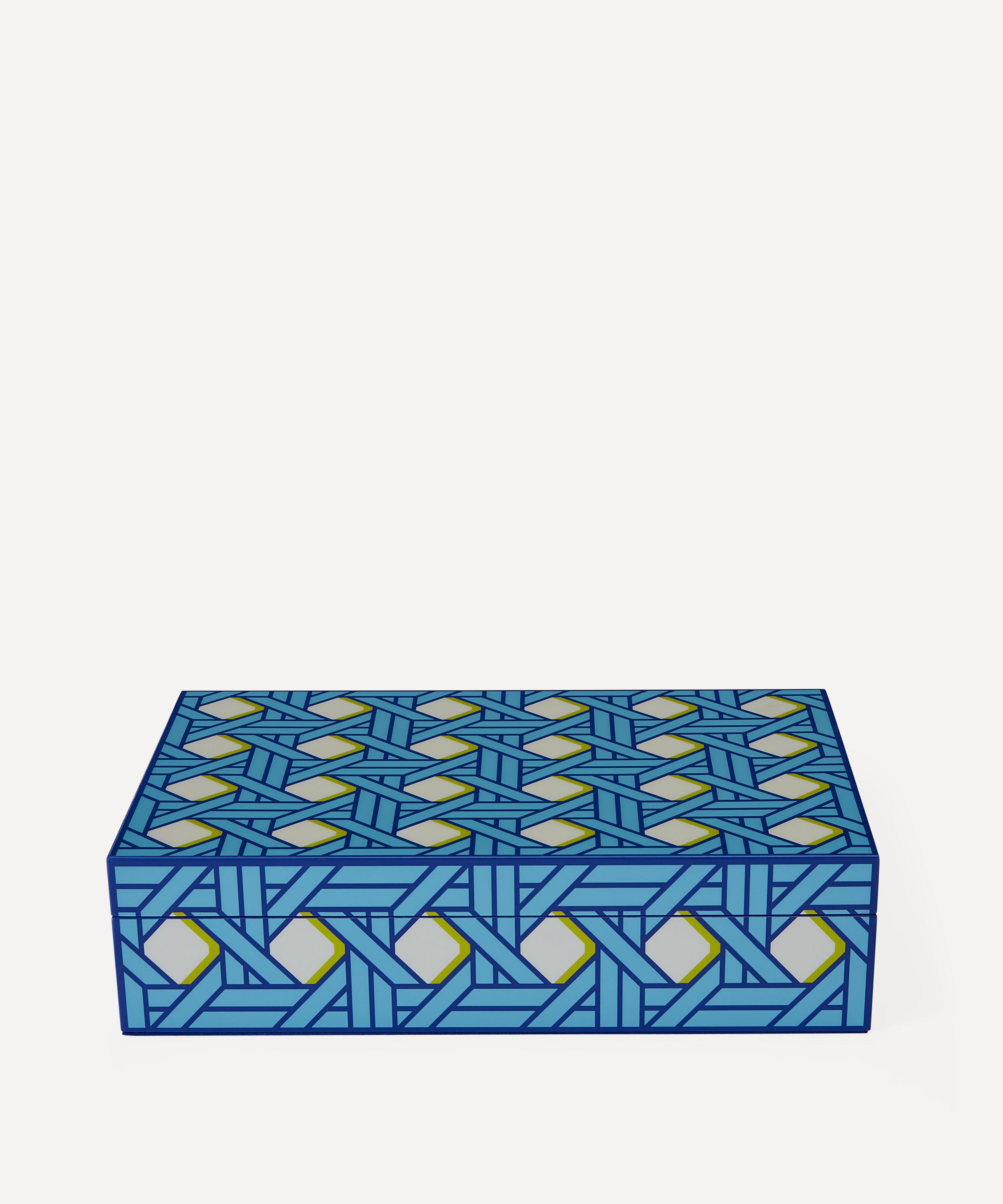 Jonathan Adler - Large Basketweave Lacquer Box image number 1