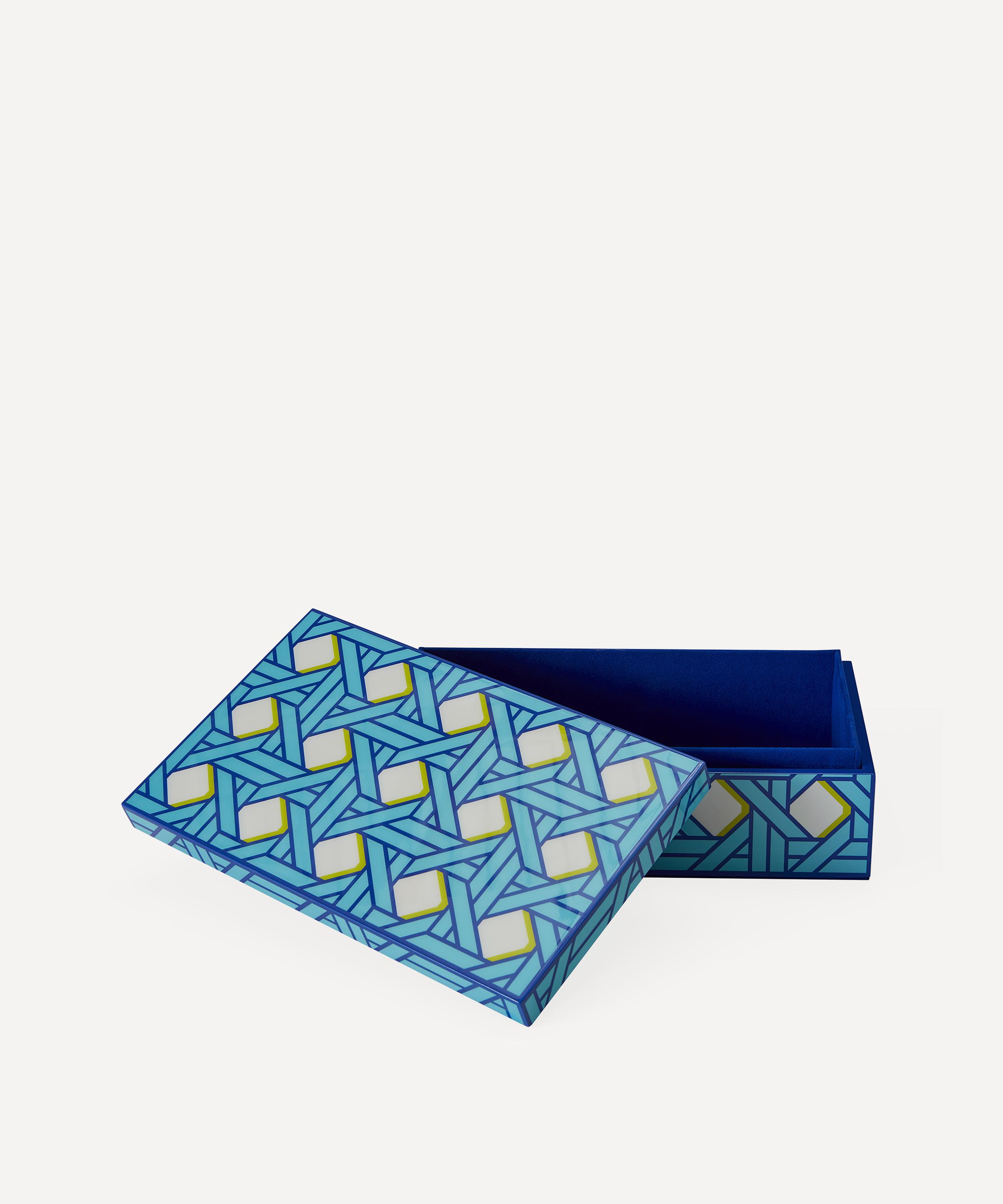 Jonathan Adler - Medium Basketweave Lacquer Box