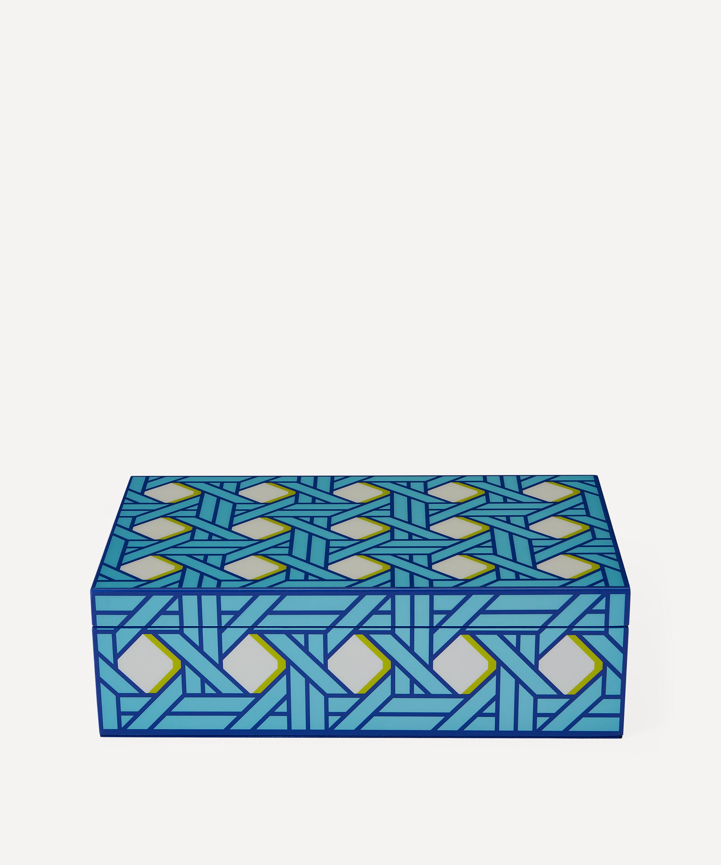 Jonathan Adler - Medium Basketweave Lacquer Box image number 1
