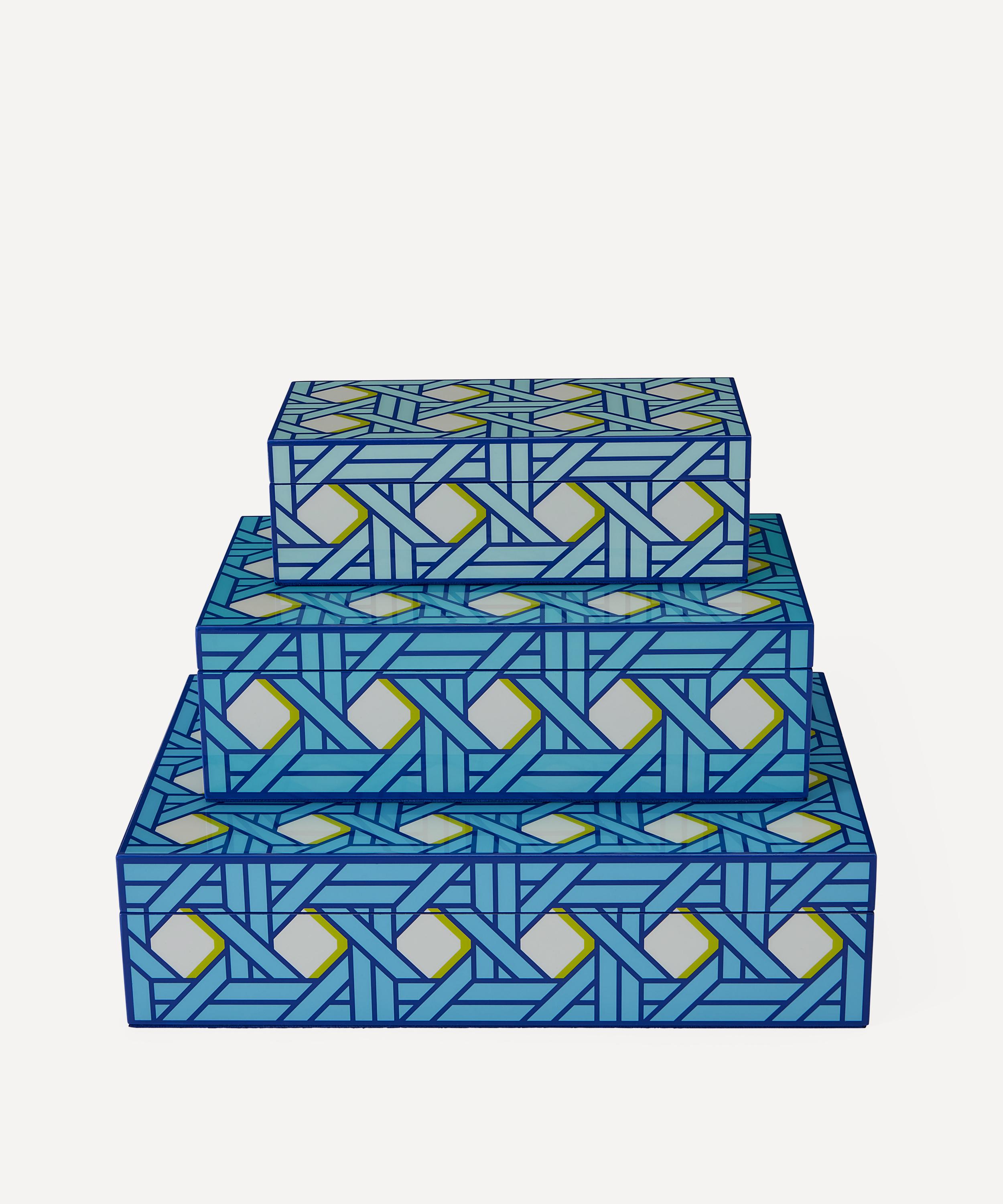 Jonathan Adler - Medium Basketweave Lacquer Box image number 2