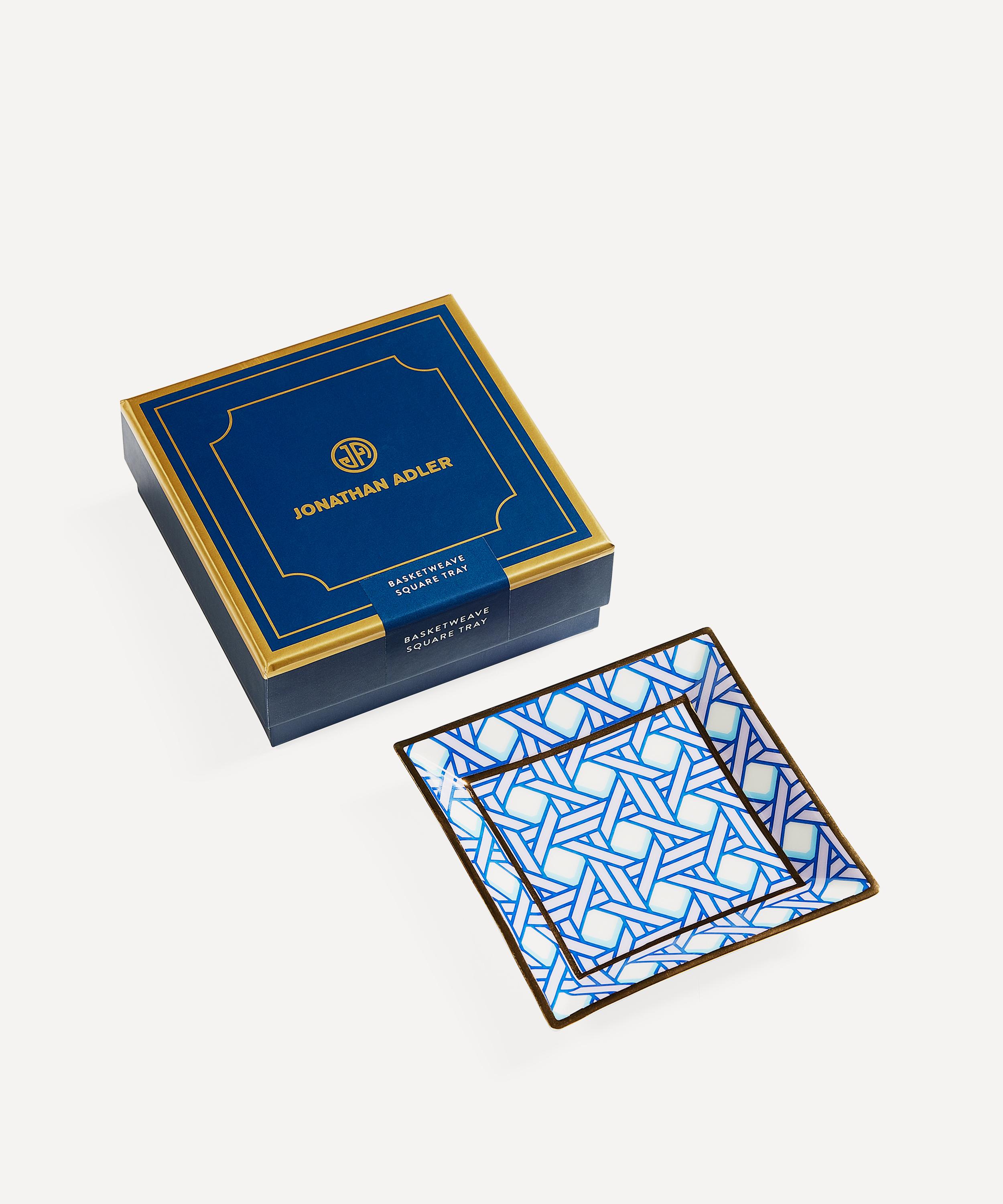 Jonathan Adler - Basketweave Square Tray image number 1