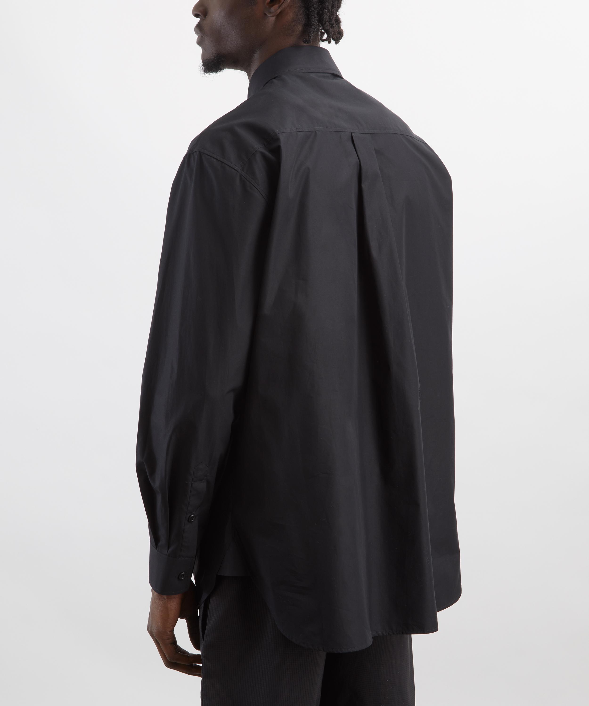 Simone Rocha - Black Frill Flower Easy Shirt&nbsp; image number 3