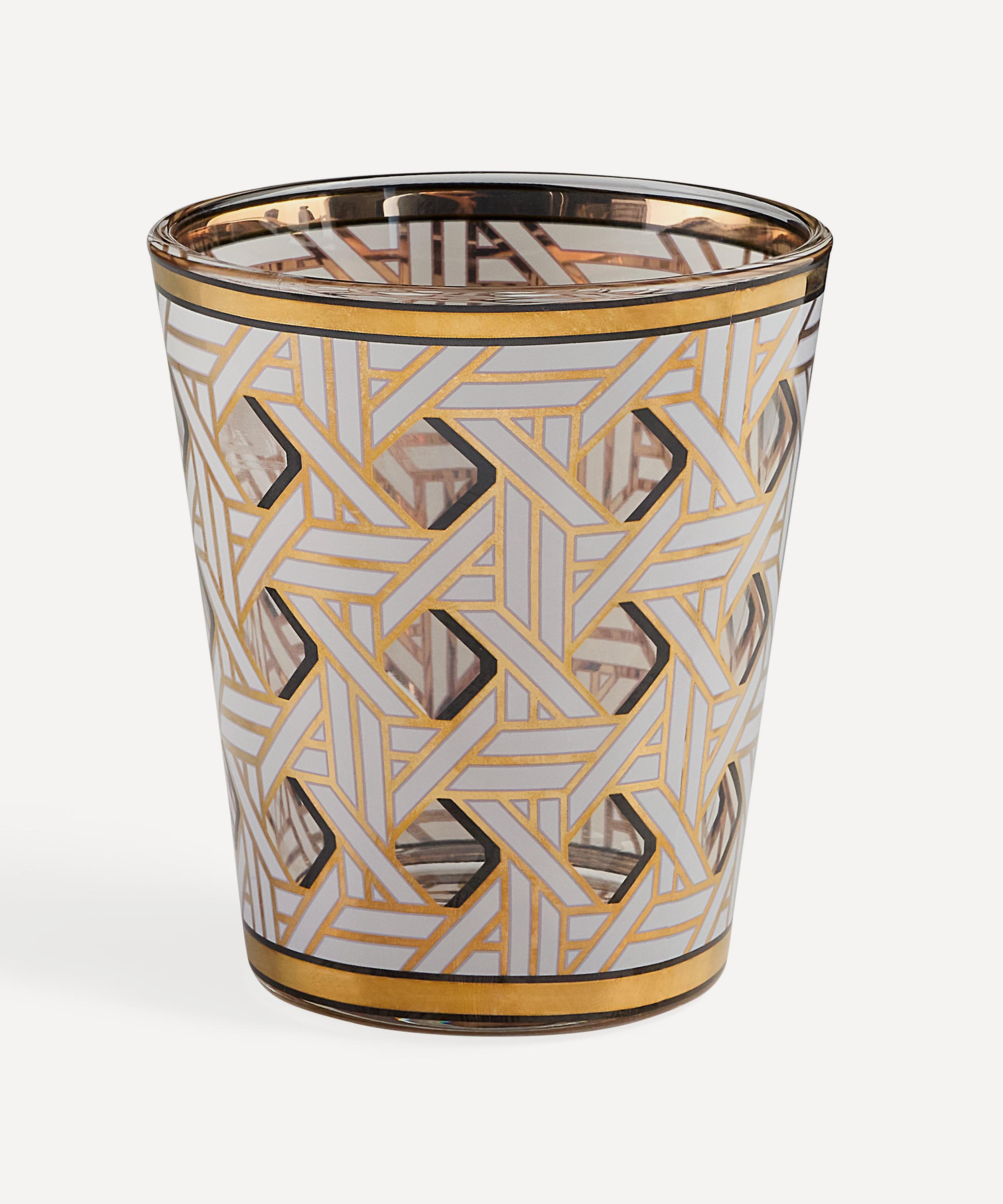 Jonathan Adler - Basketweave Glasses Set of Four image number 2